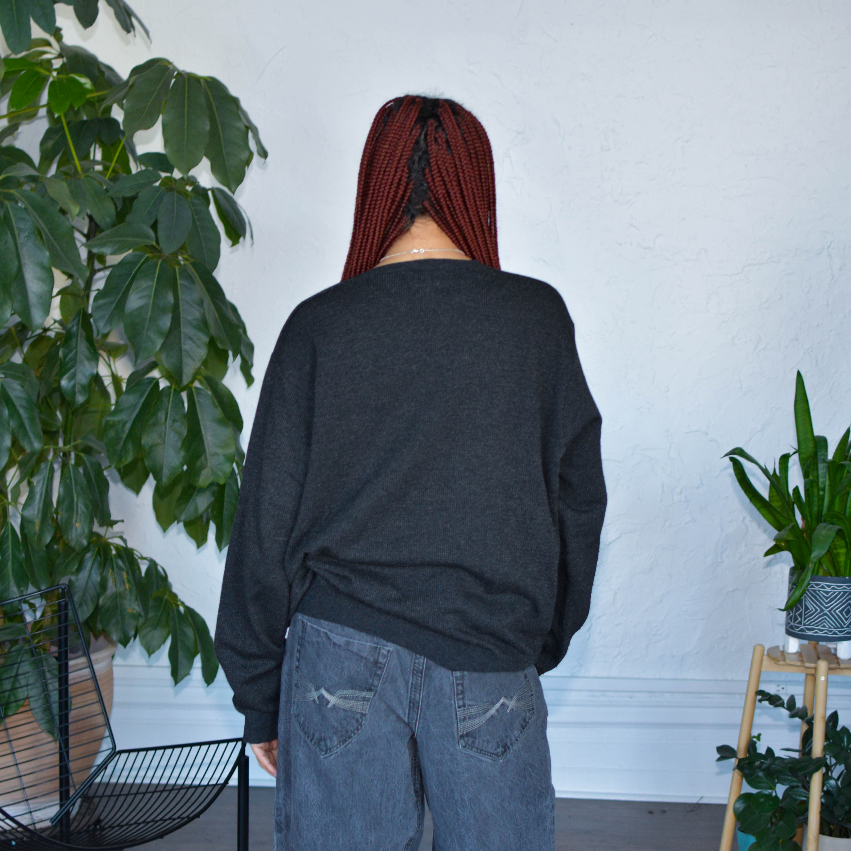 Y2K Polo Ralph Lauren Black Wool Sweater