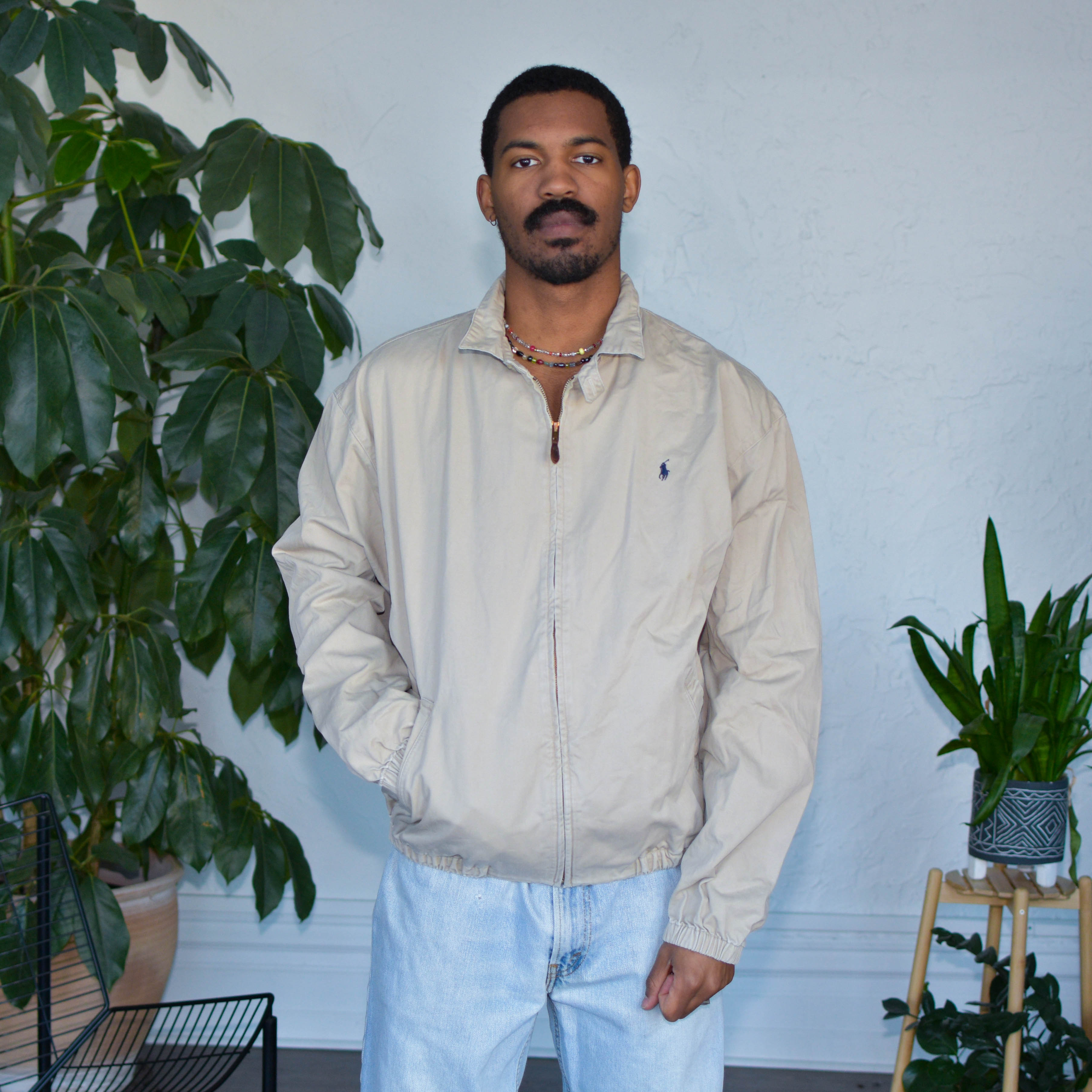 Y2K Polo Ralph Lauren Lightweight Beige Jacket