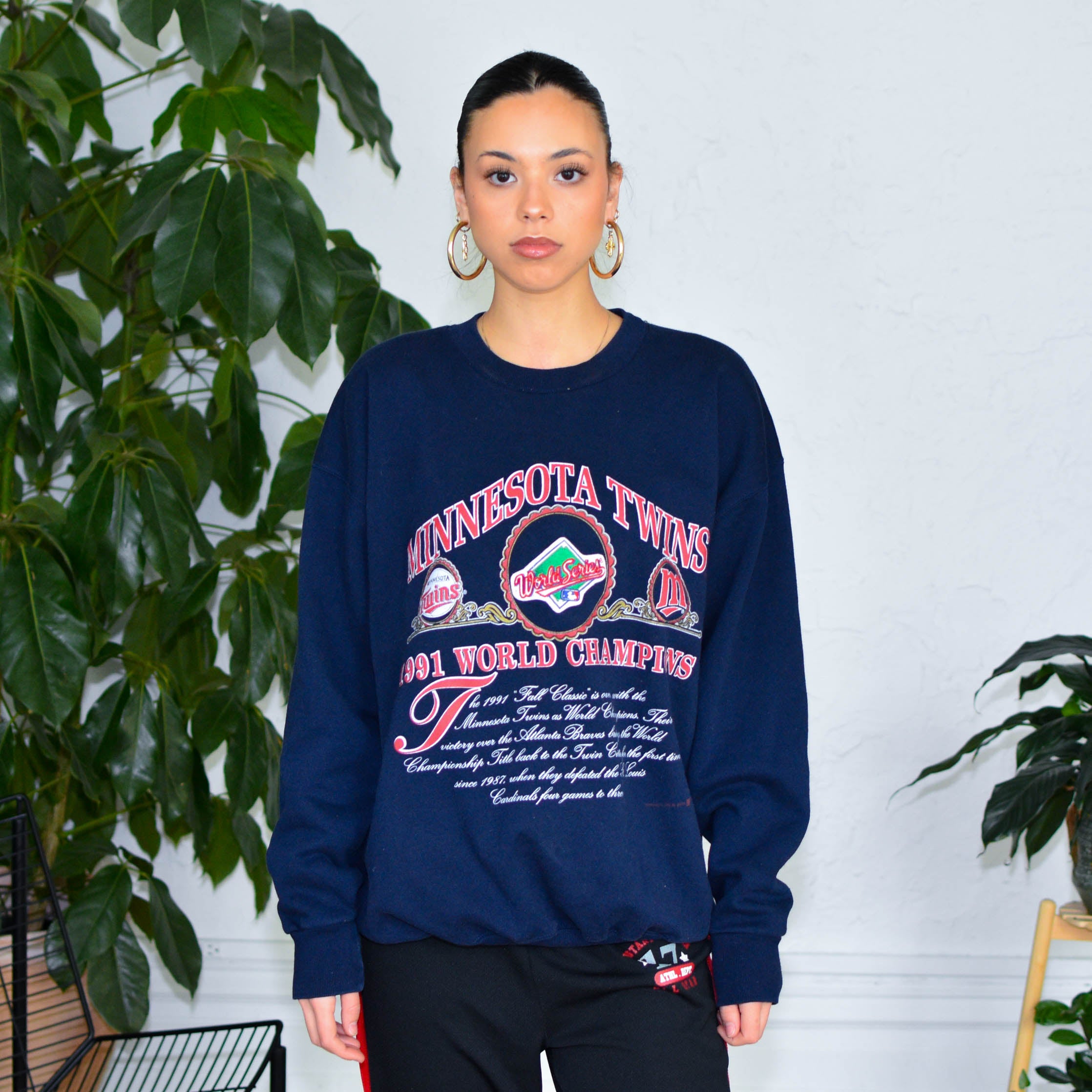 1991 Minnesota Twins World Champions Crewneck