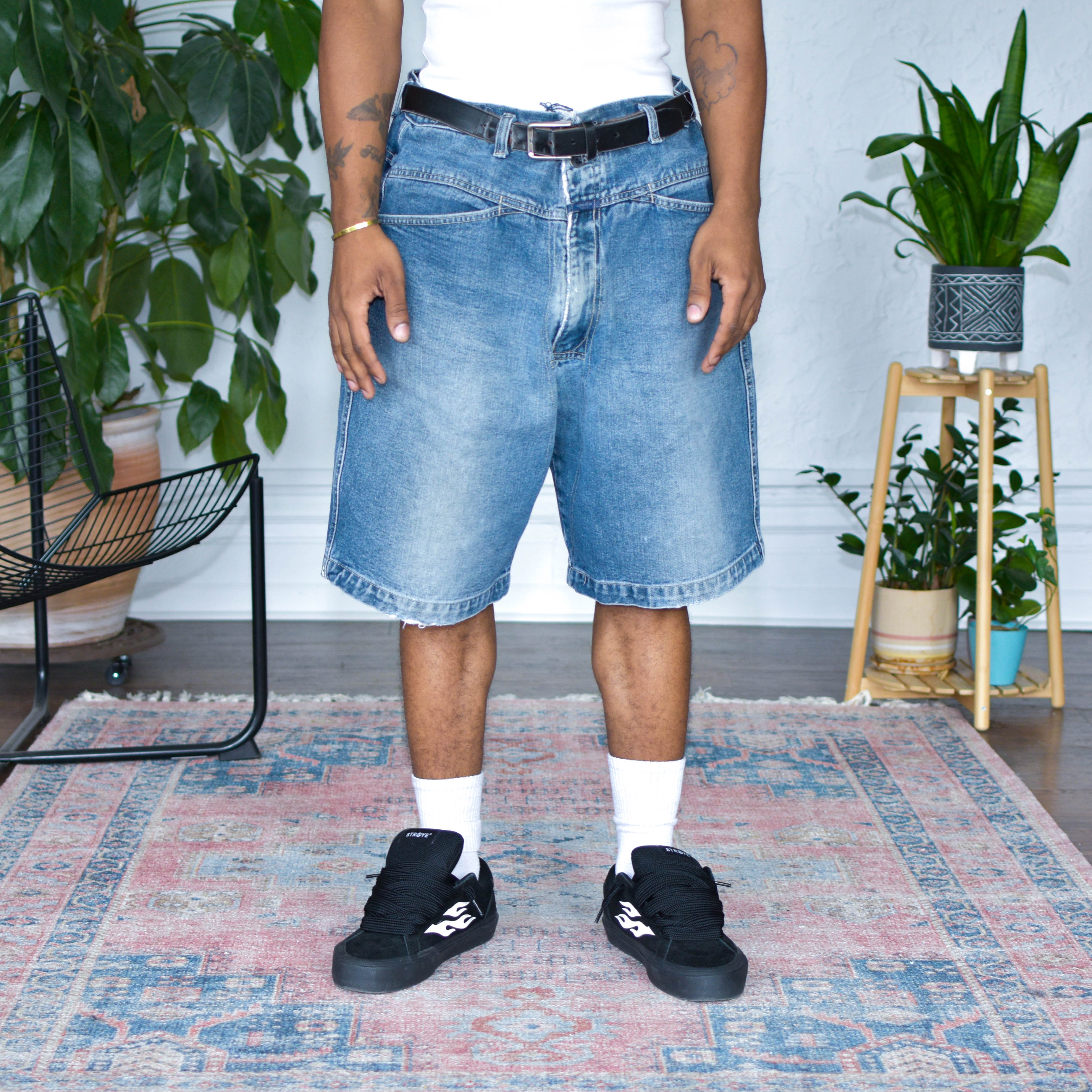 Vintage Girbaud Stone Washed Collection Light Wash Denim Shorts