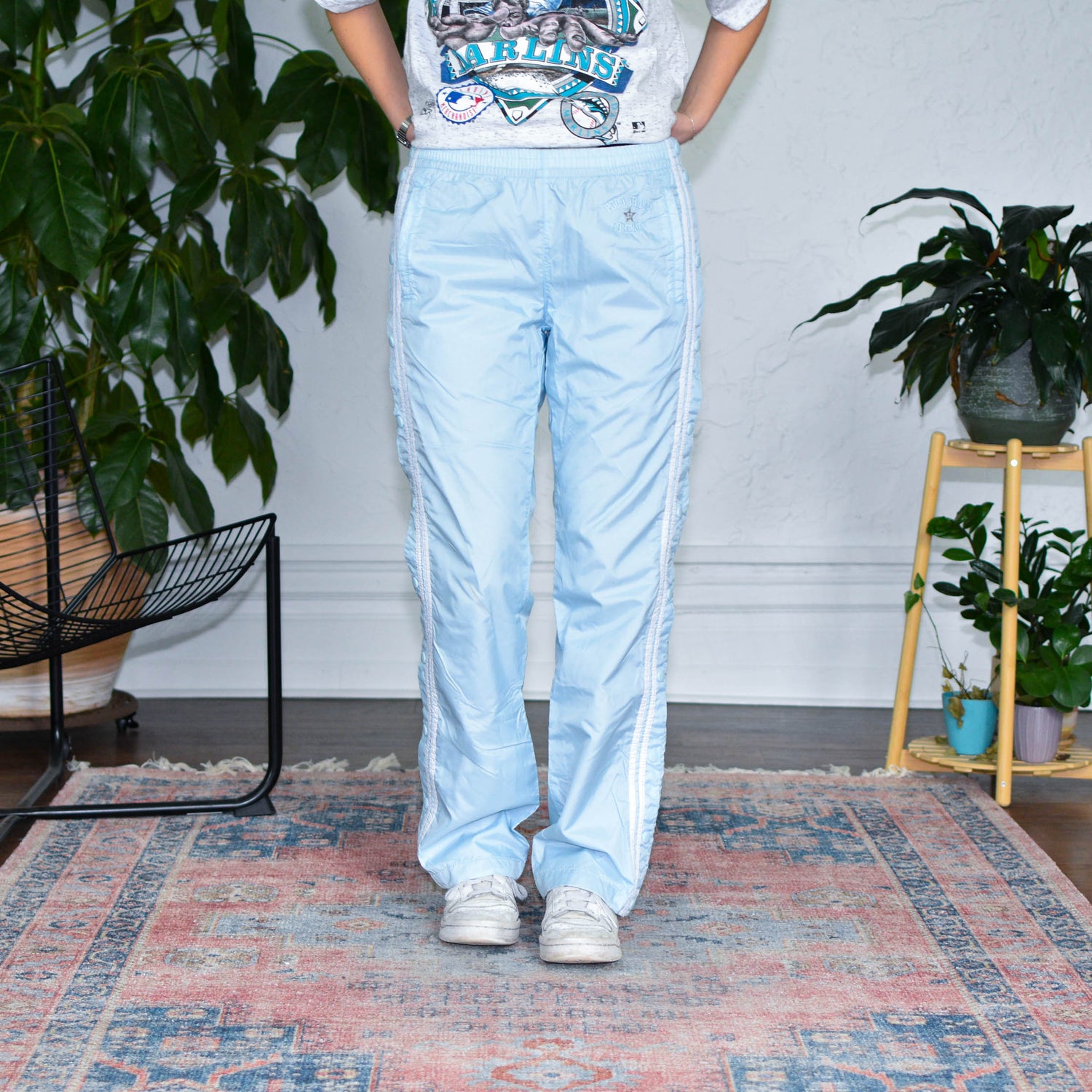 Y2k Polo Jeans Lined Tear Away Track Pants