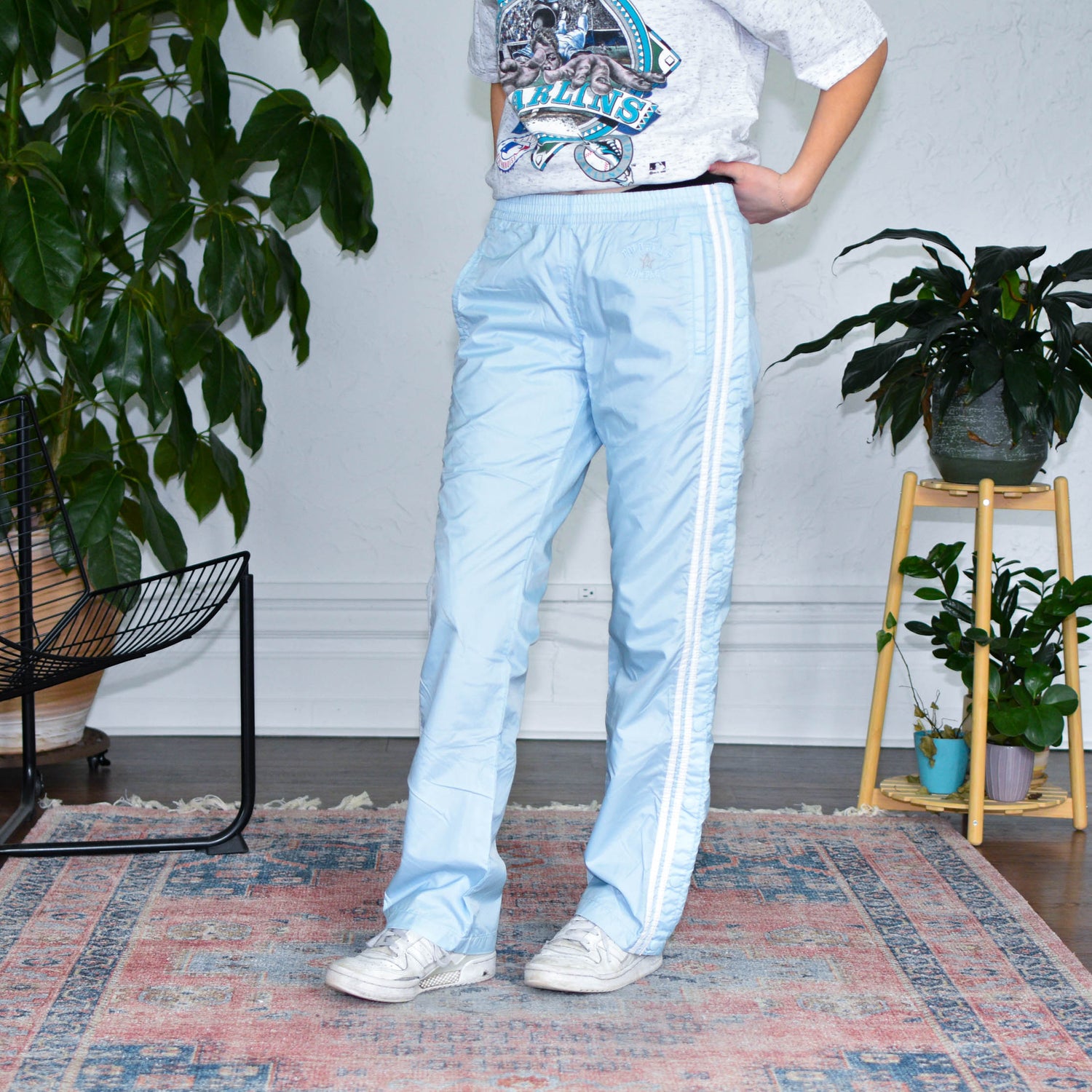 Y2k Polo Jeans Lined Tear Away Track Pants