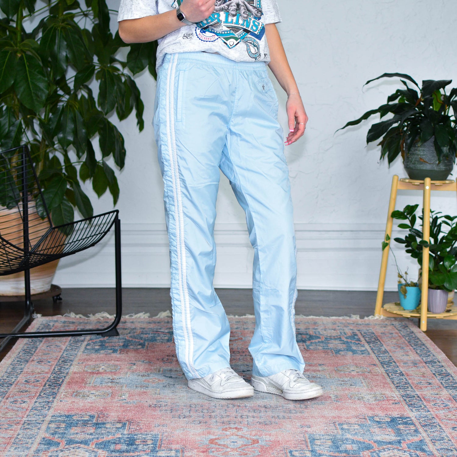 Y2k Polo Jeans Lined Tear Away Track Pants