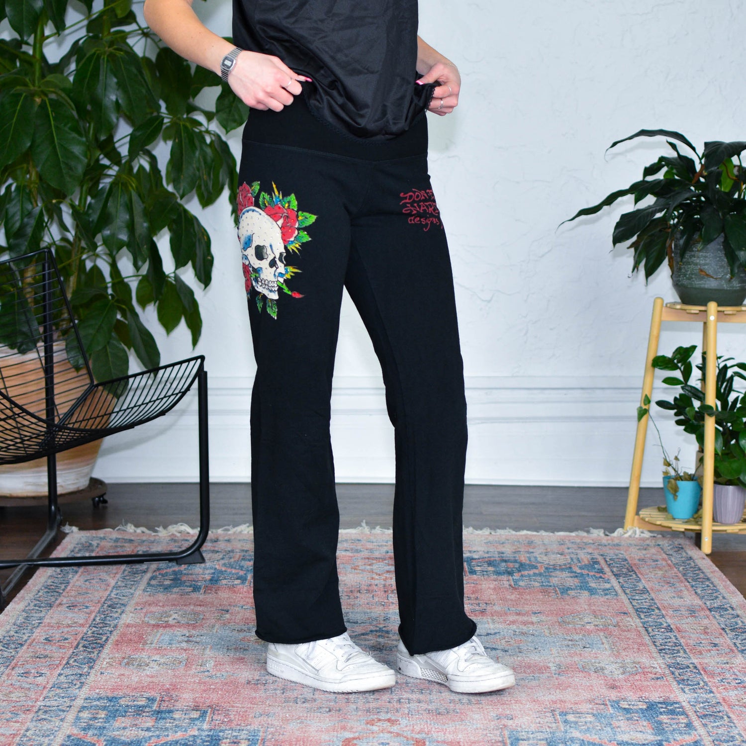 Y2k Ed Hardy Flare Sweatpants
