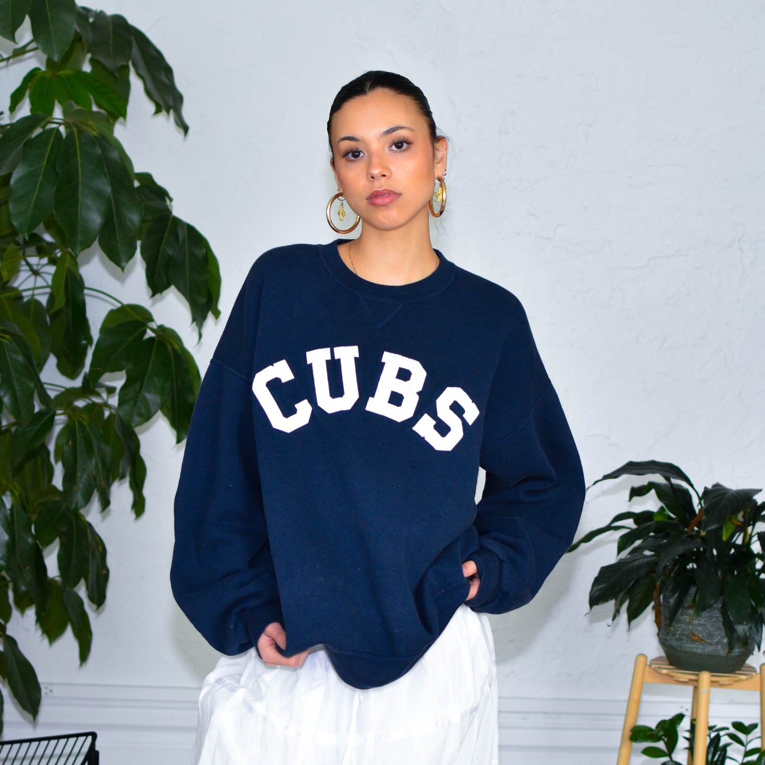 Vintage Chicago Cubs Navy Crewneck