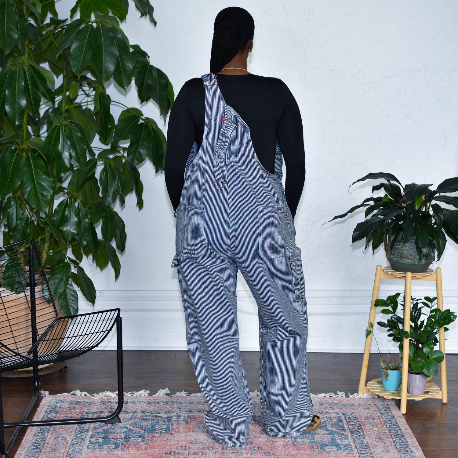 Vintage Dickies Striped Overalls