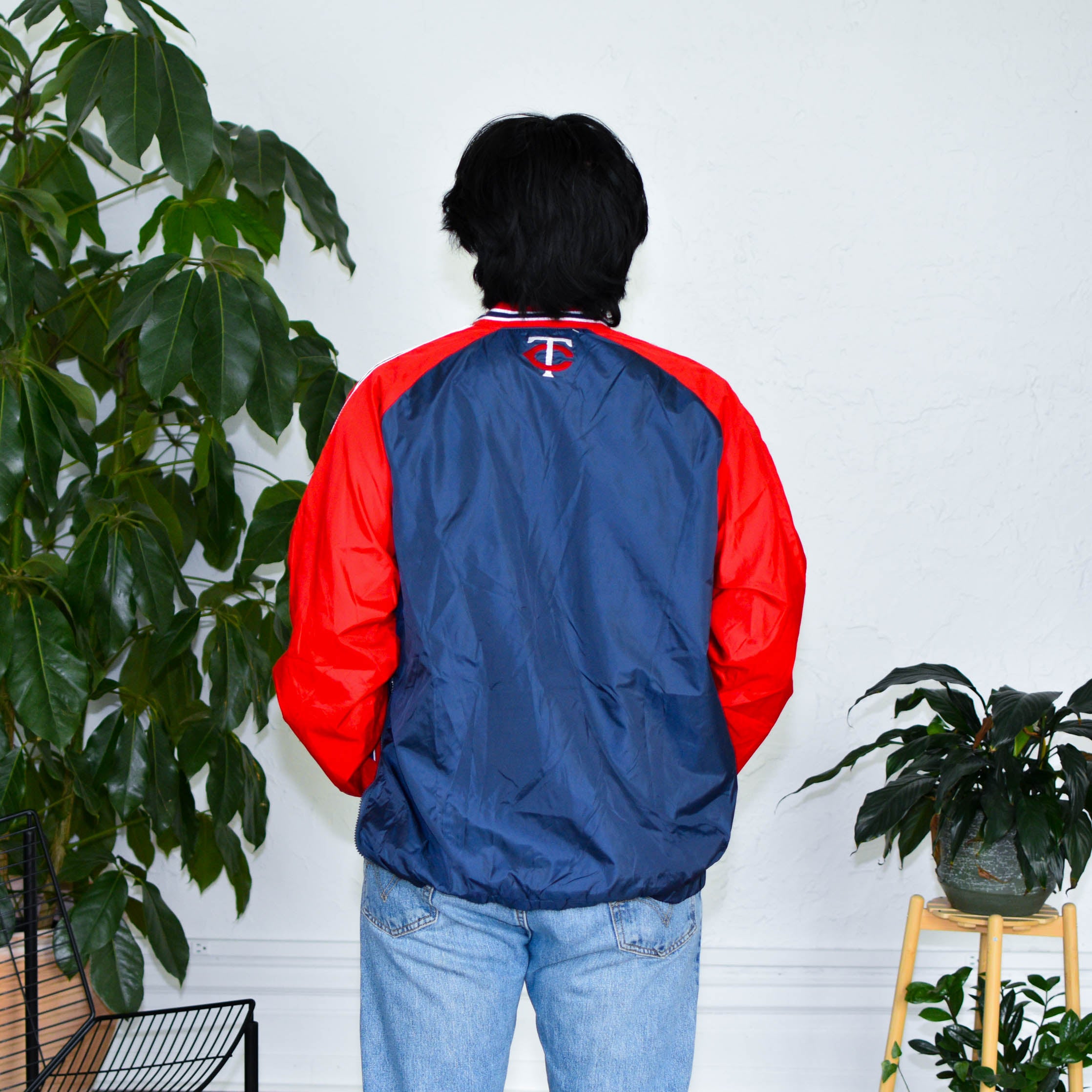 Vintage Minnesota Twins Pull Over Windbreaker