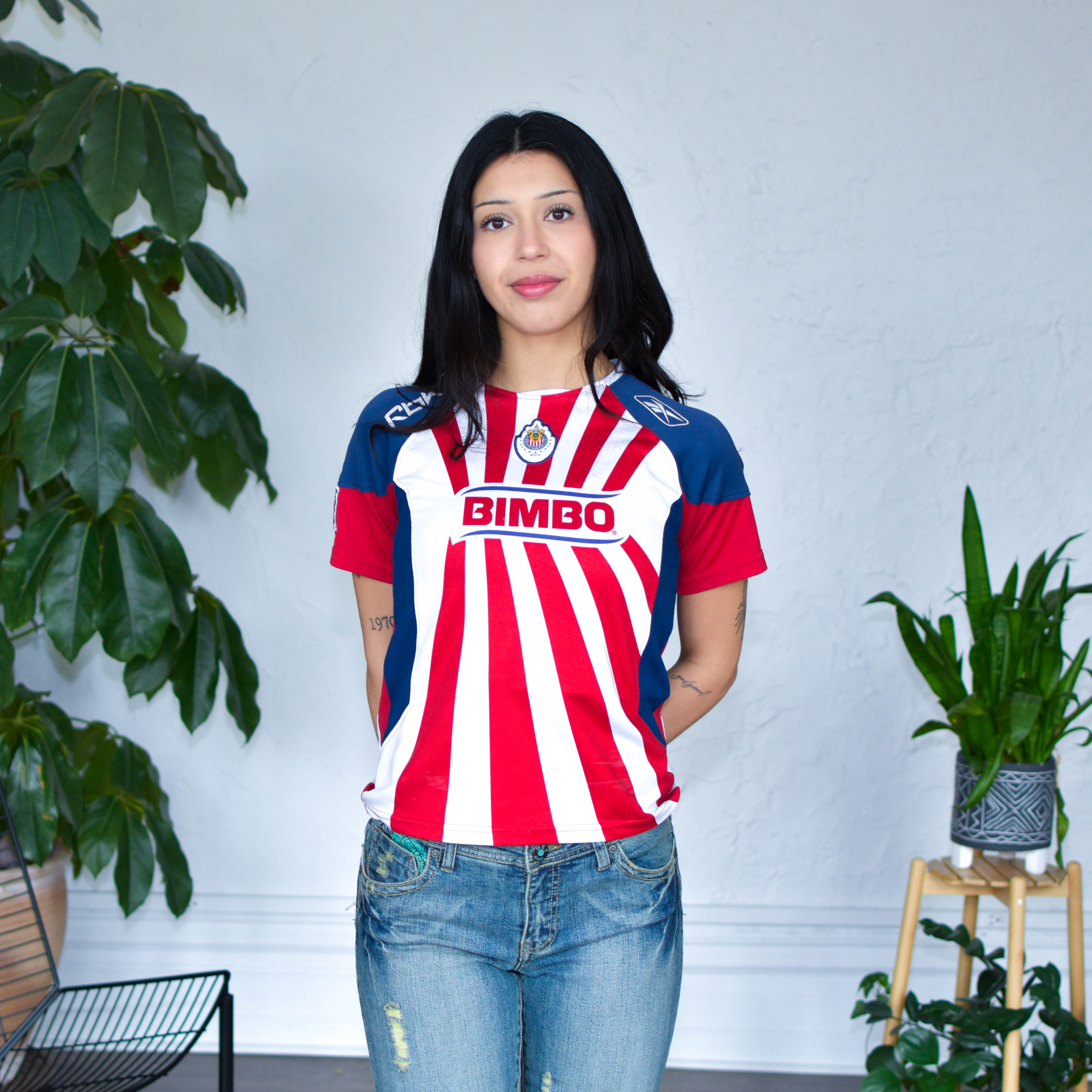 Vintage 2008-09 Chivas de Guadalajara Femme Home Jersey (w/ Signatures)