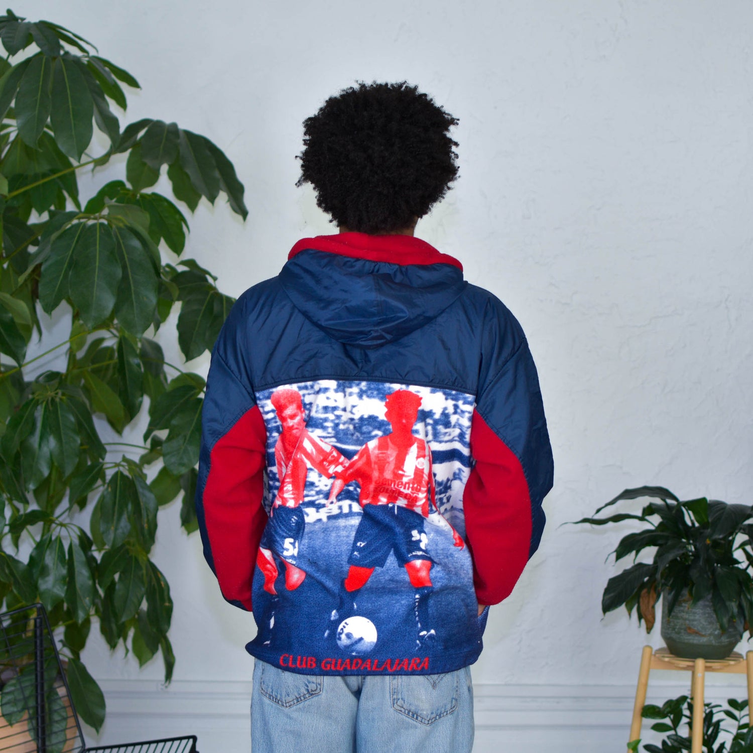 Vintage Chivas de Guadalajara Fleece Quarter Zip Sweatshirt