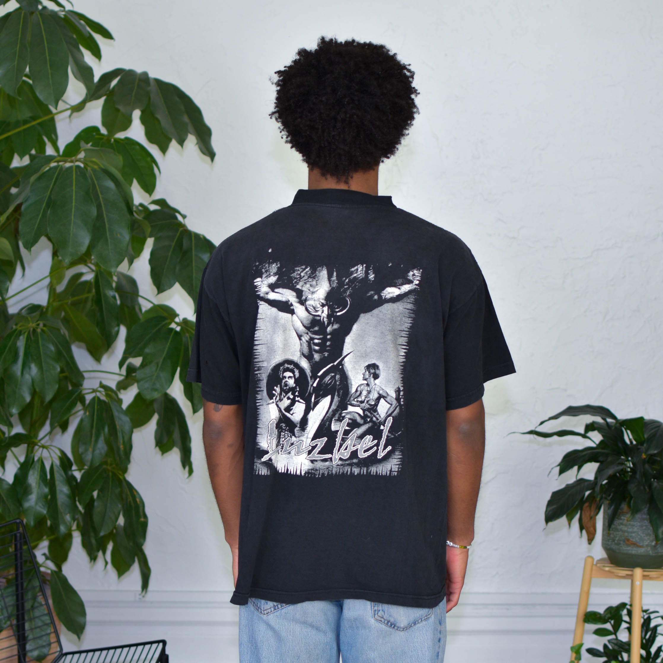 Vintage LVZBEL Mexican Boot Graphic T-Shirt