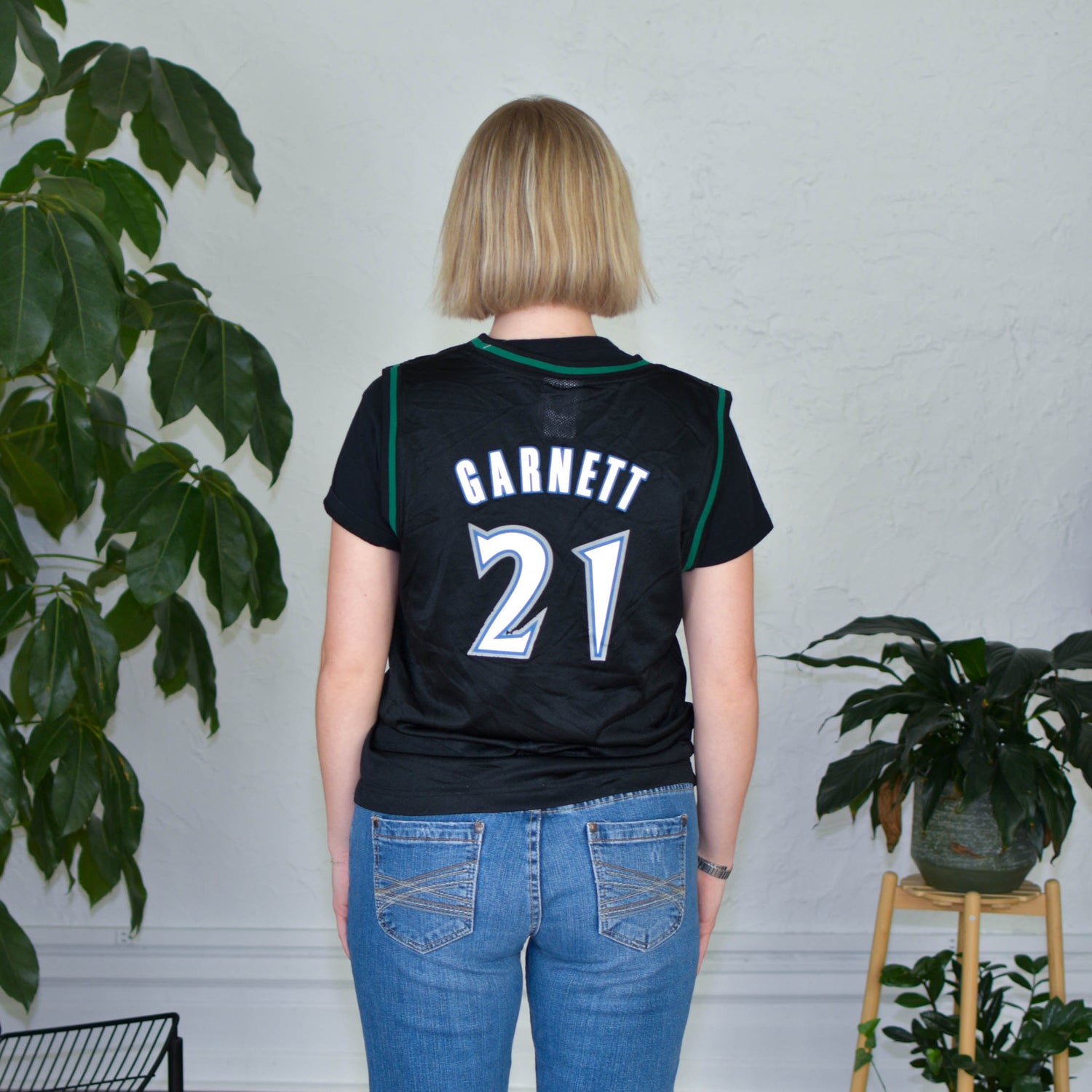 Vintage Minnesota Timberwolves Kevin Garnett Reebok Alternate Jersey