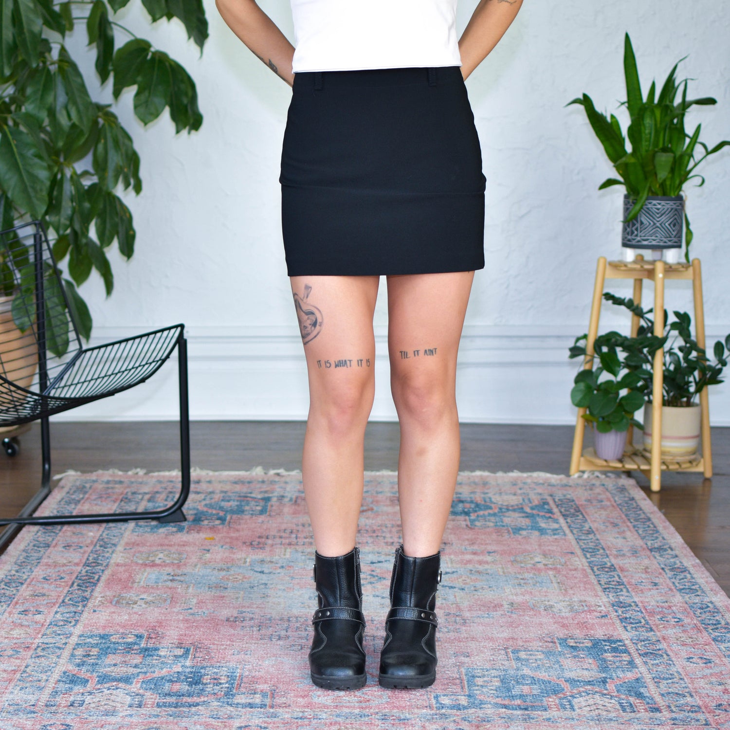 Y2K Byer California Black Skirt