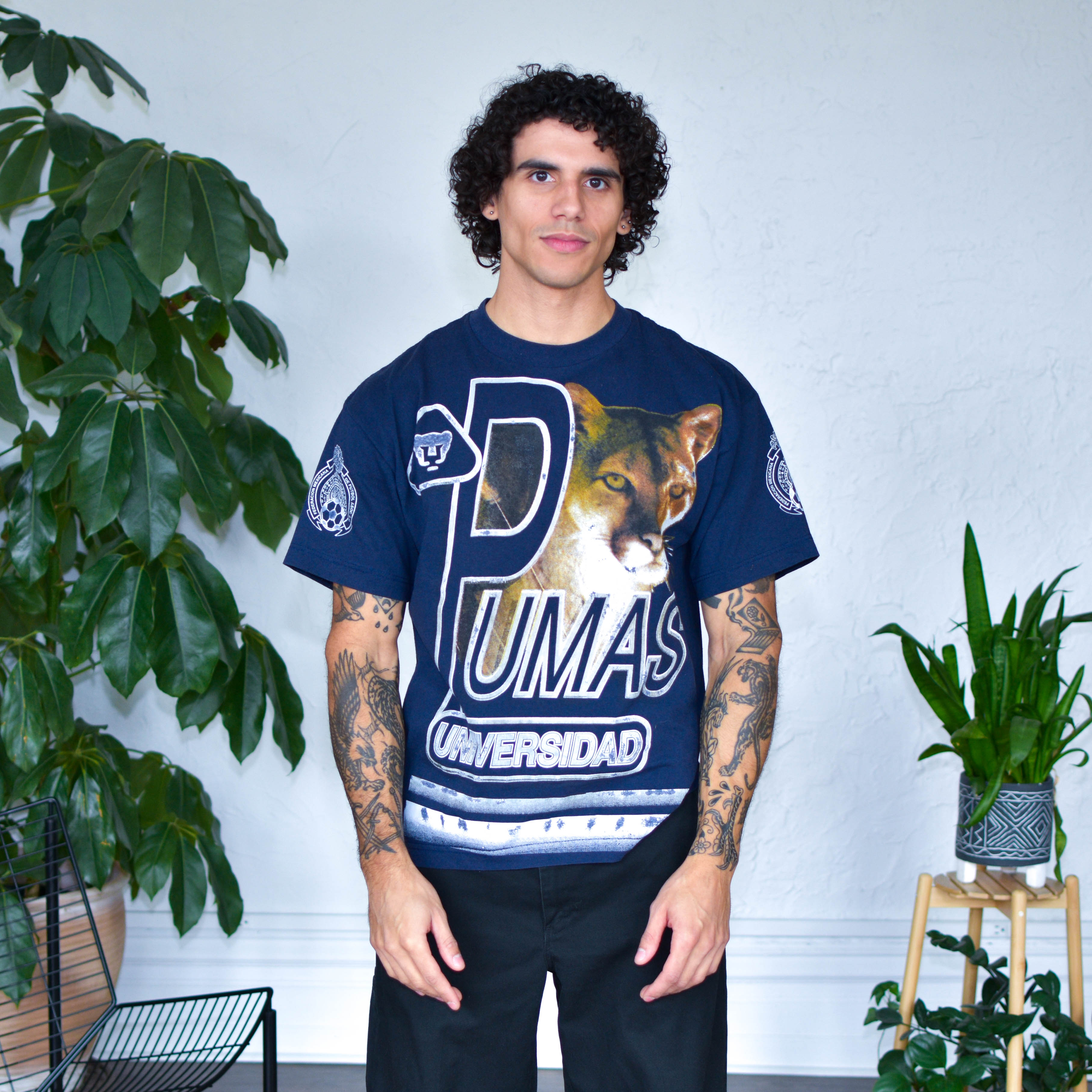 Vintage Pumas UNAM AOP Graphic T-Shirt