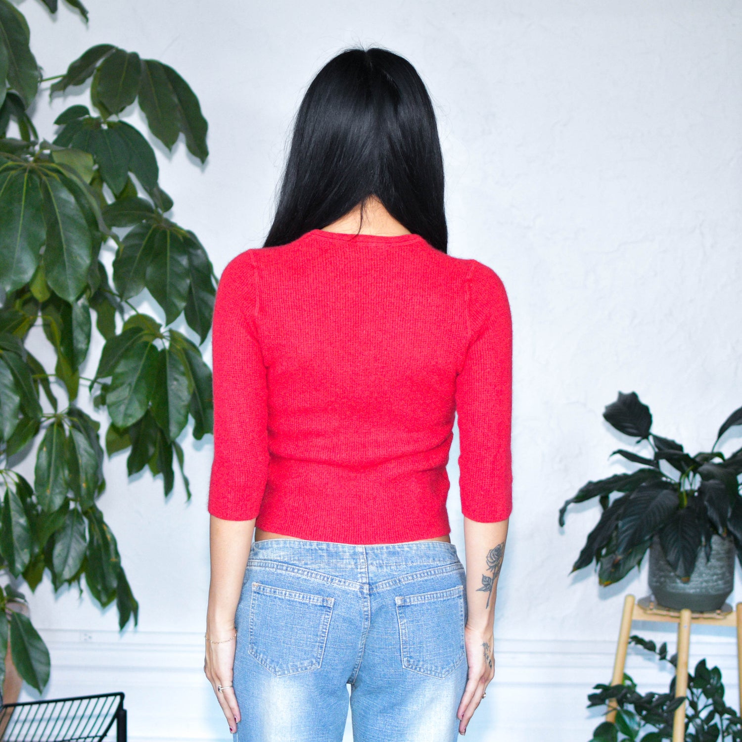Vintage Marc Jacobs Cropped Auburn Cashmere Sweater