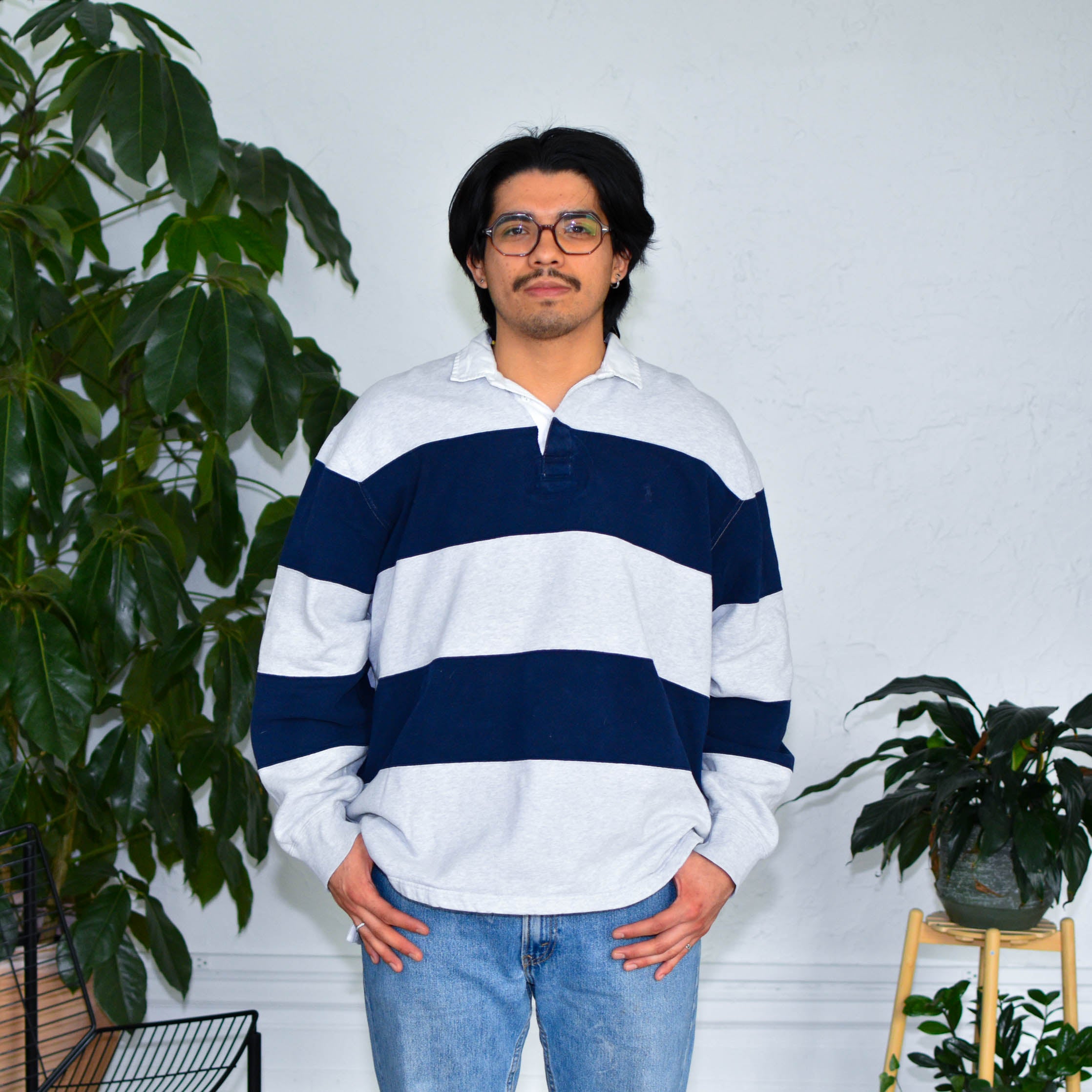 Vintage Polo Ralph Lauren Striped Rugby Shirt