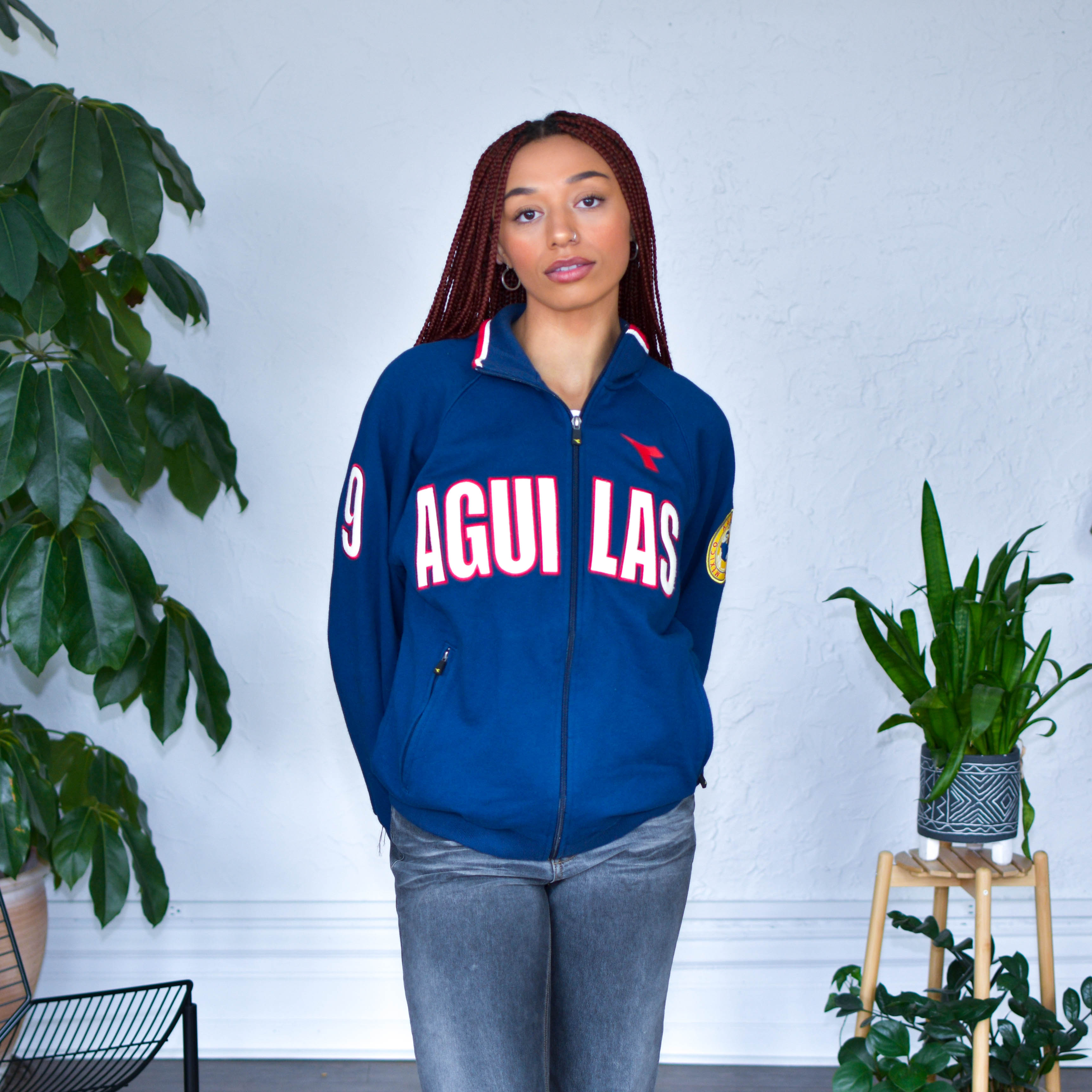 Vintage Club America Aguilas Diadora Track Jacket