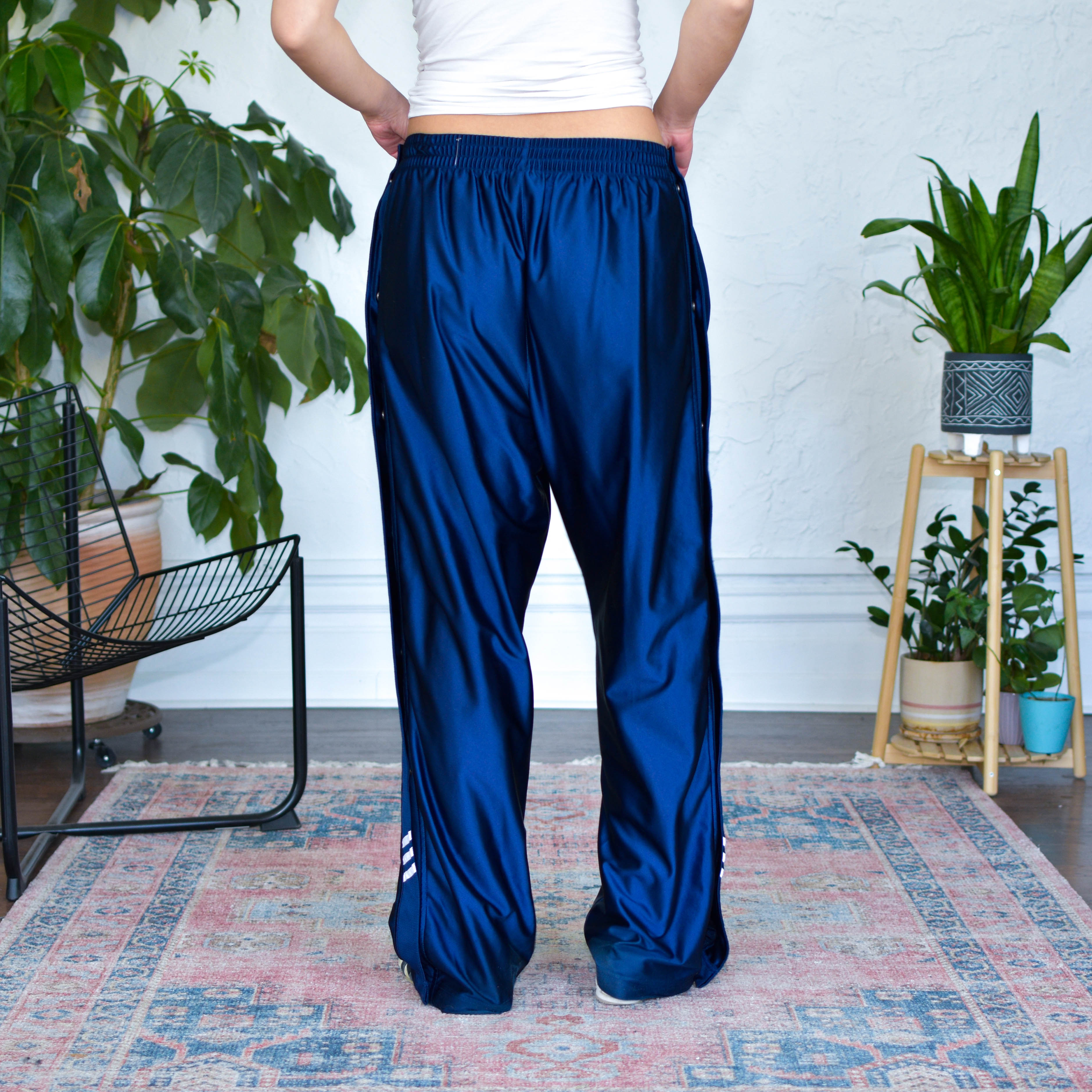 Vintage Y2K Adidas Navy Break-Away Track Pants