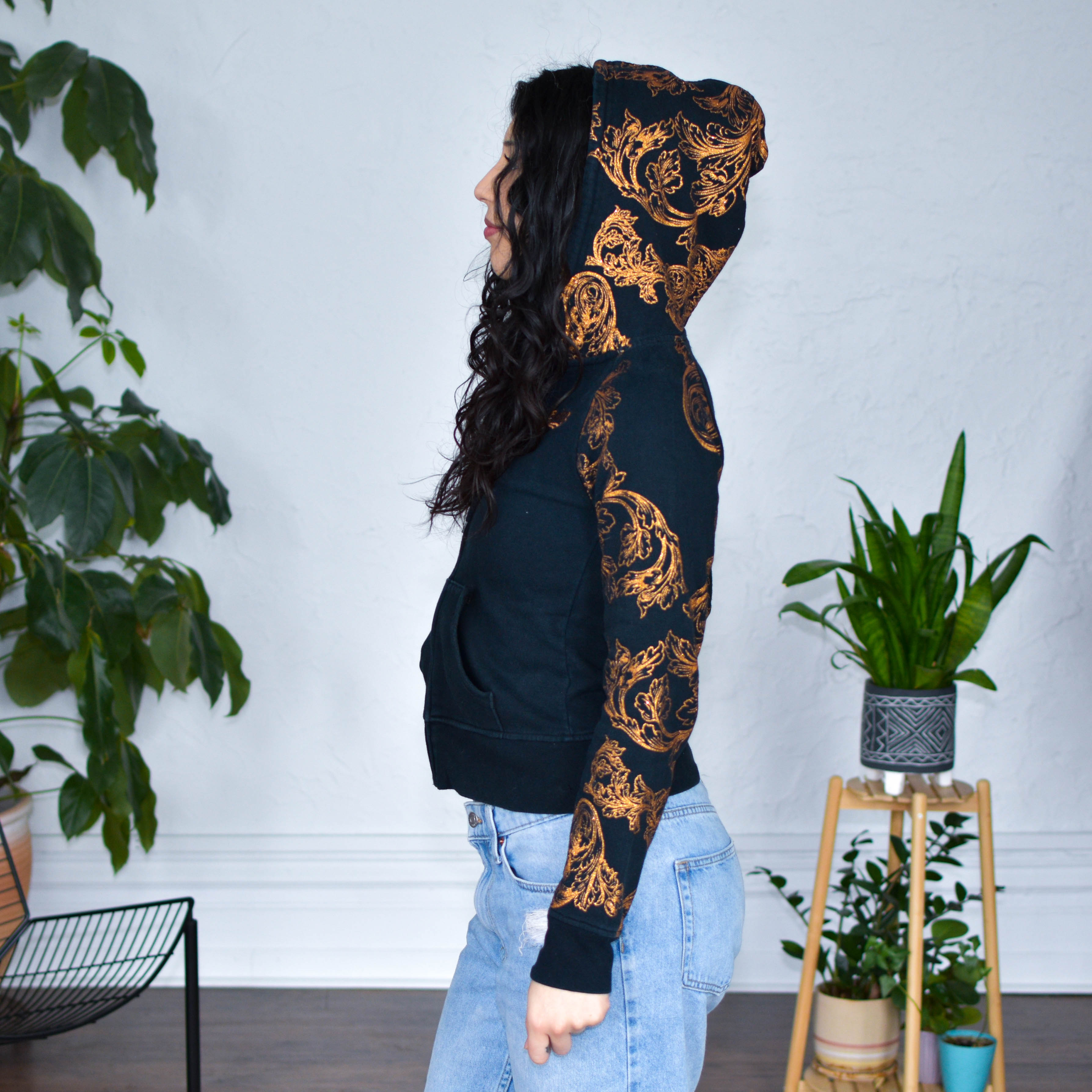 Y2K Avirex Femme Embroidered Hoodie