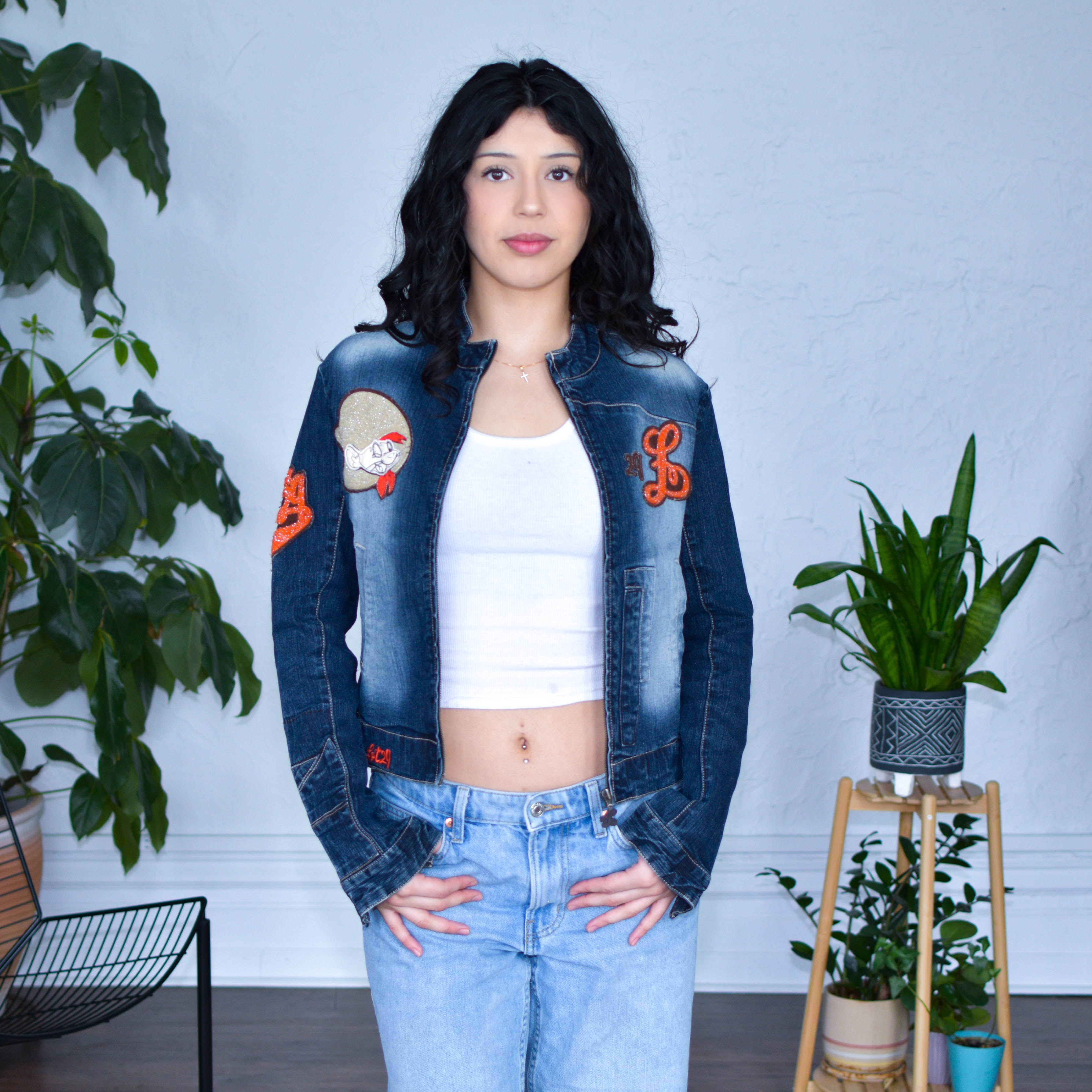 Vintage Y2K Lot29 Speedy Gonzales Denim Jacket