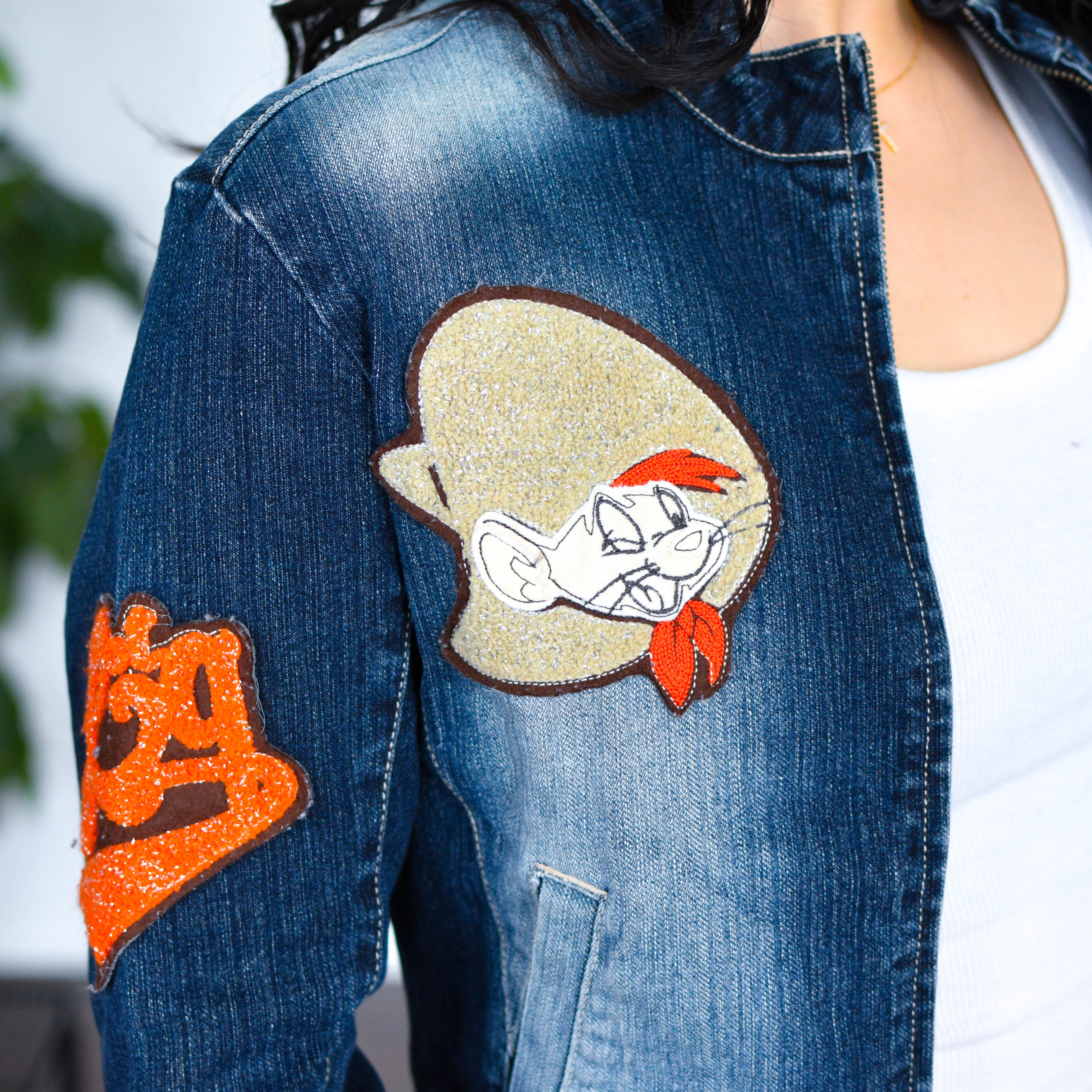 Vintage Y2K Lot29 Speedy Gonzales Denim Jacket
