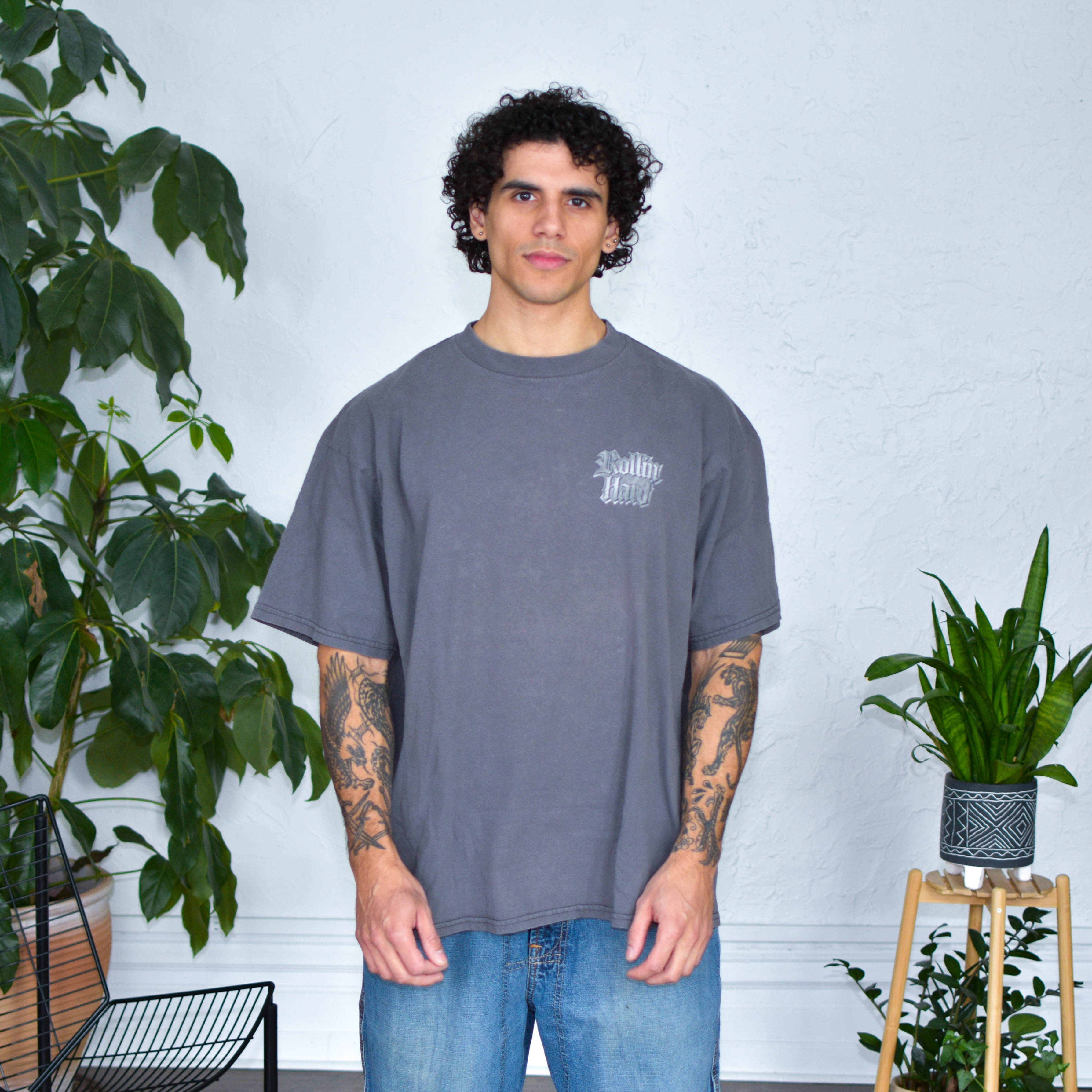 Vintage Y2K Rollin Hard Low Rider T-Shirt