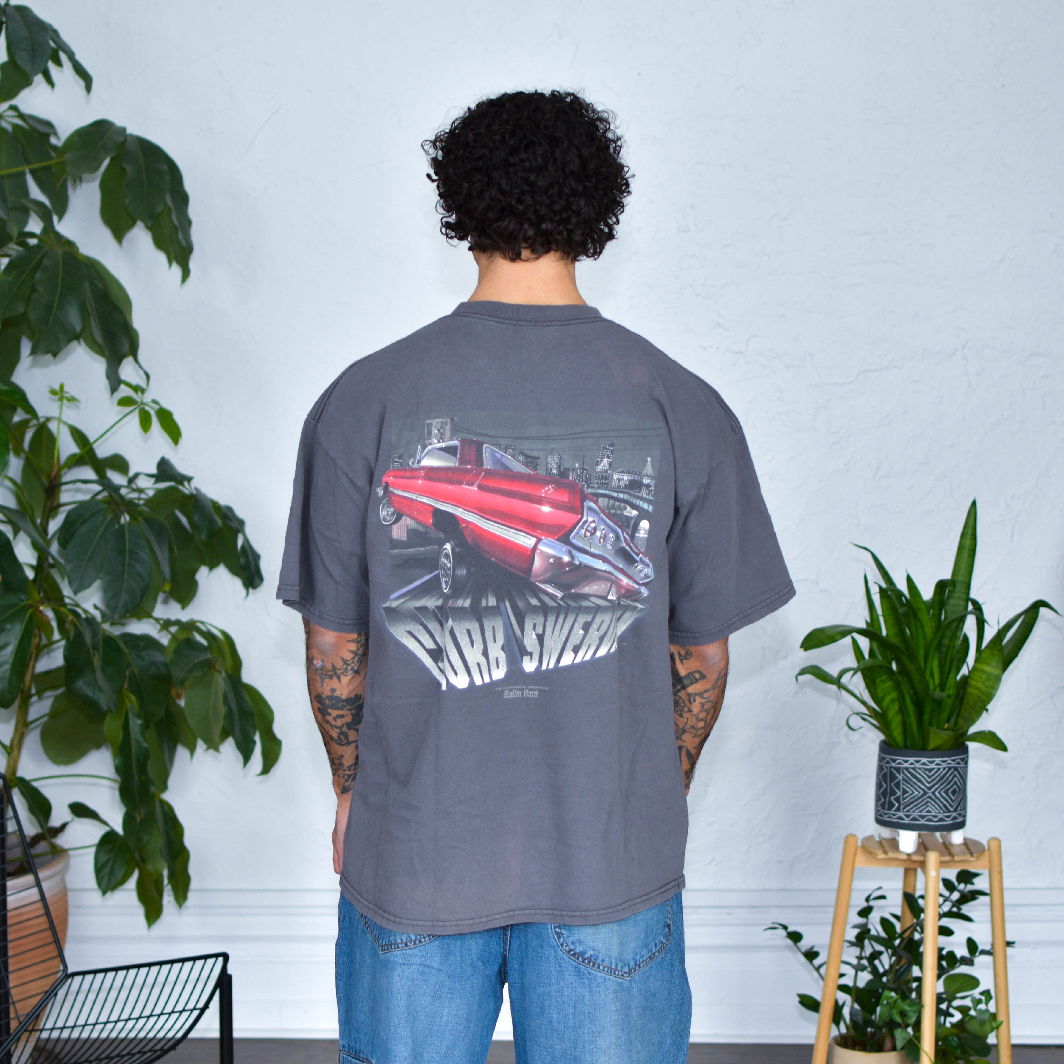 Vintage Y2K Rollin Hard Low Rider T-Shirt