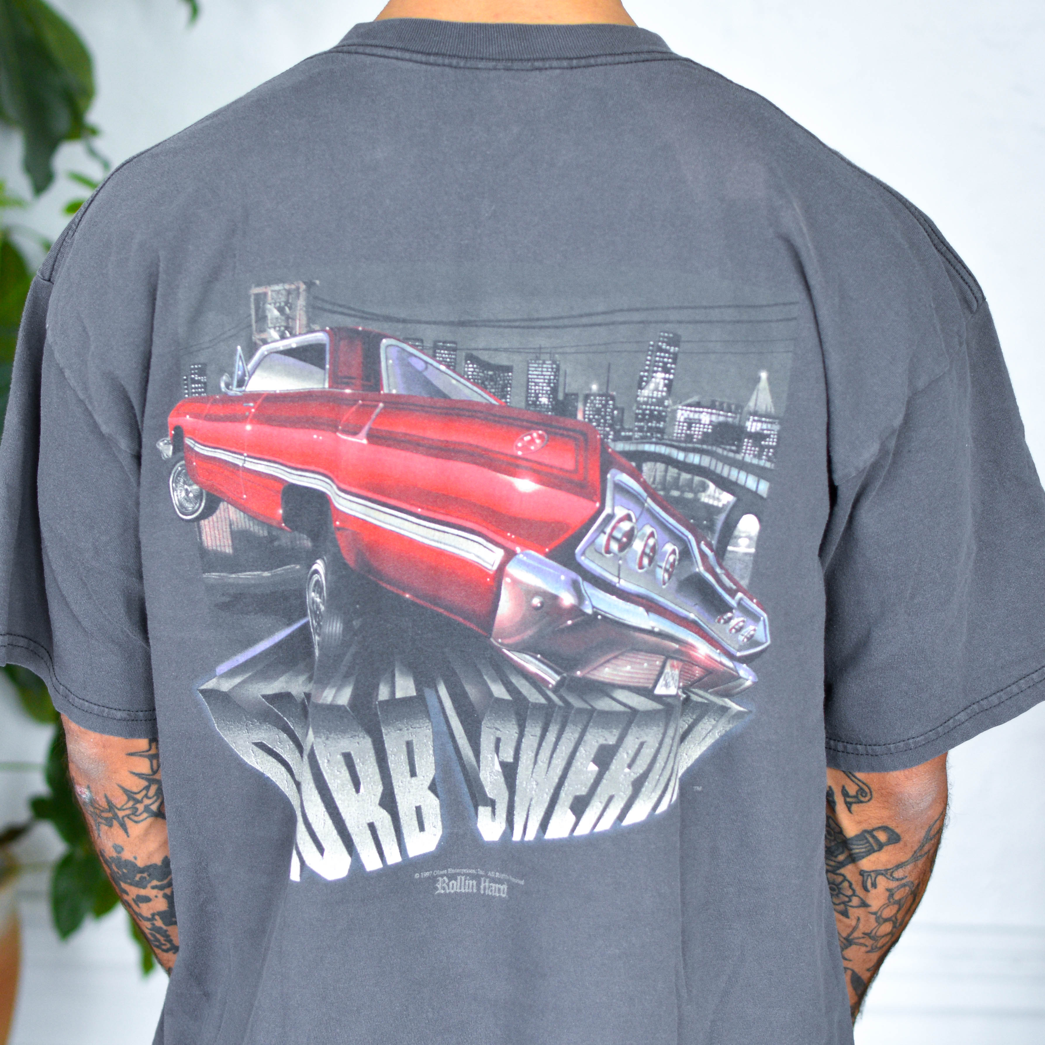 Vintage Y2K Rollin Hard Low Rider T-Shirt