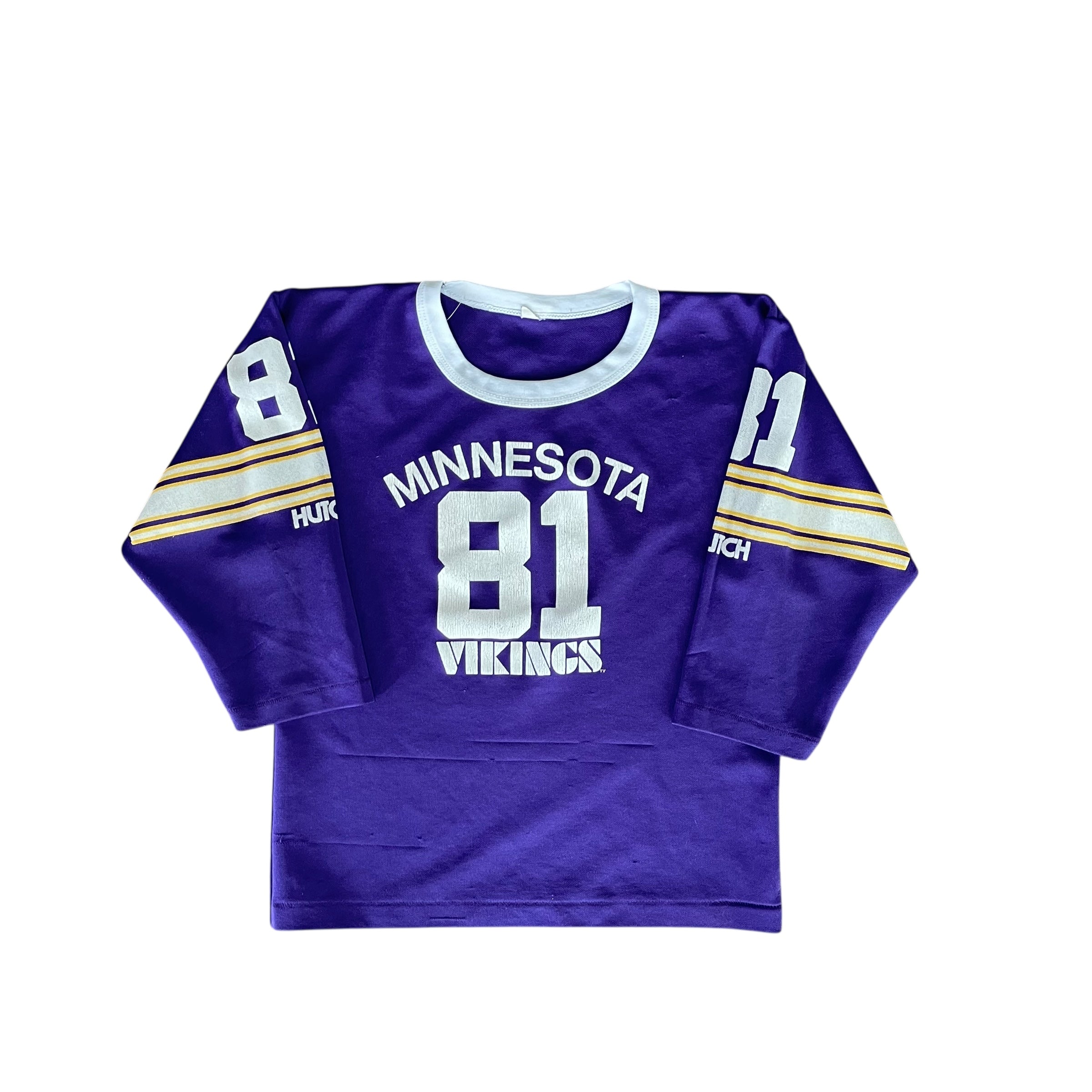 Vintage 90s Femme Cris Carter Minnesota Vikings Quarter Sleeve Jersey