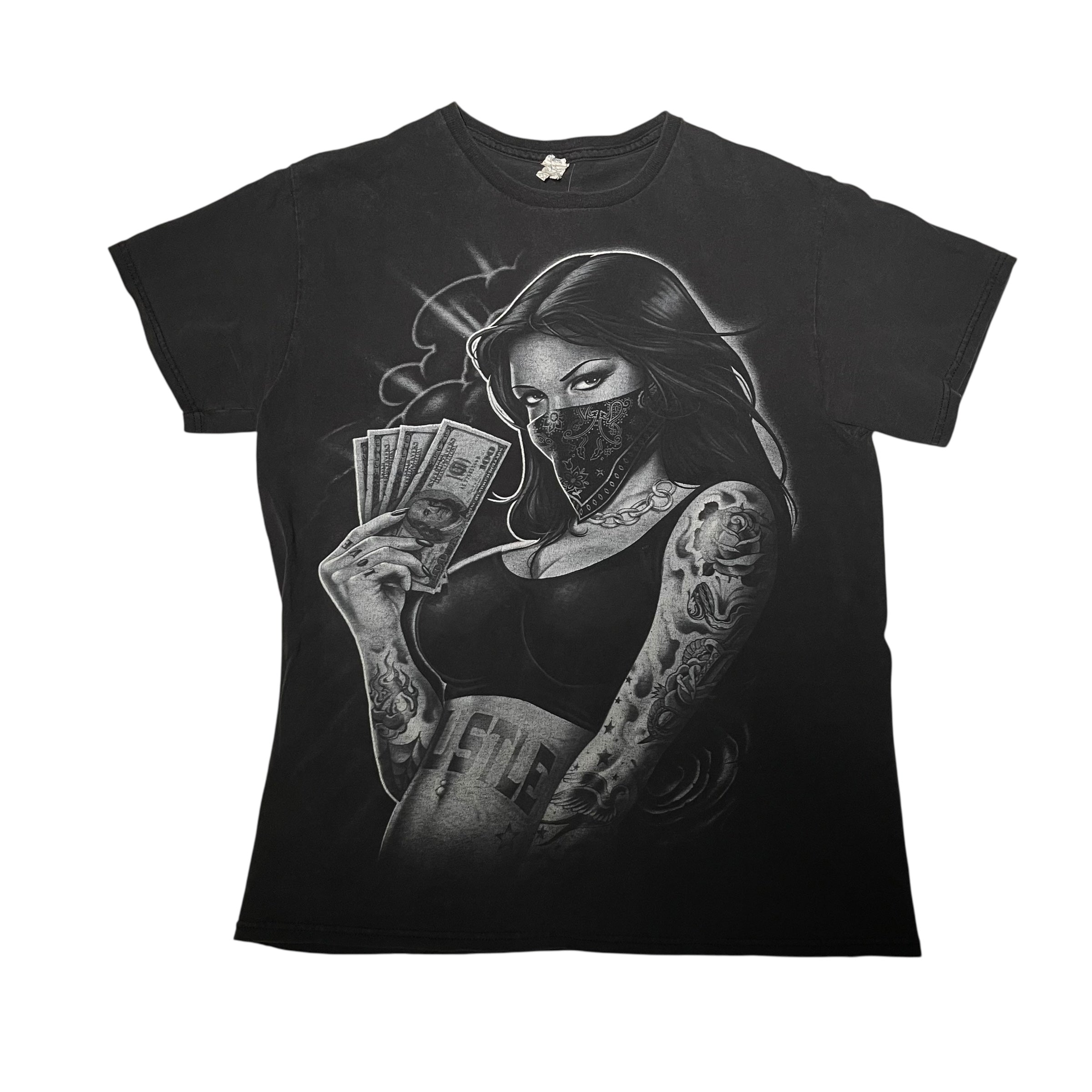 Y2K Chicano Sexy Hustler Graphic T-Shirt