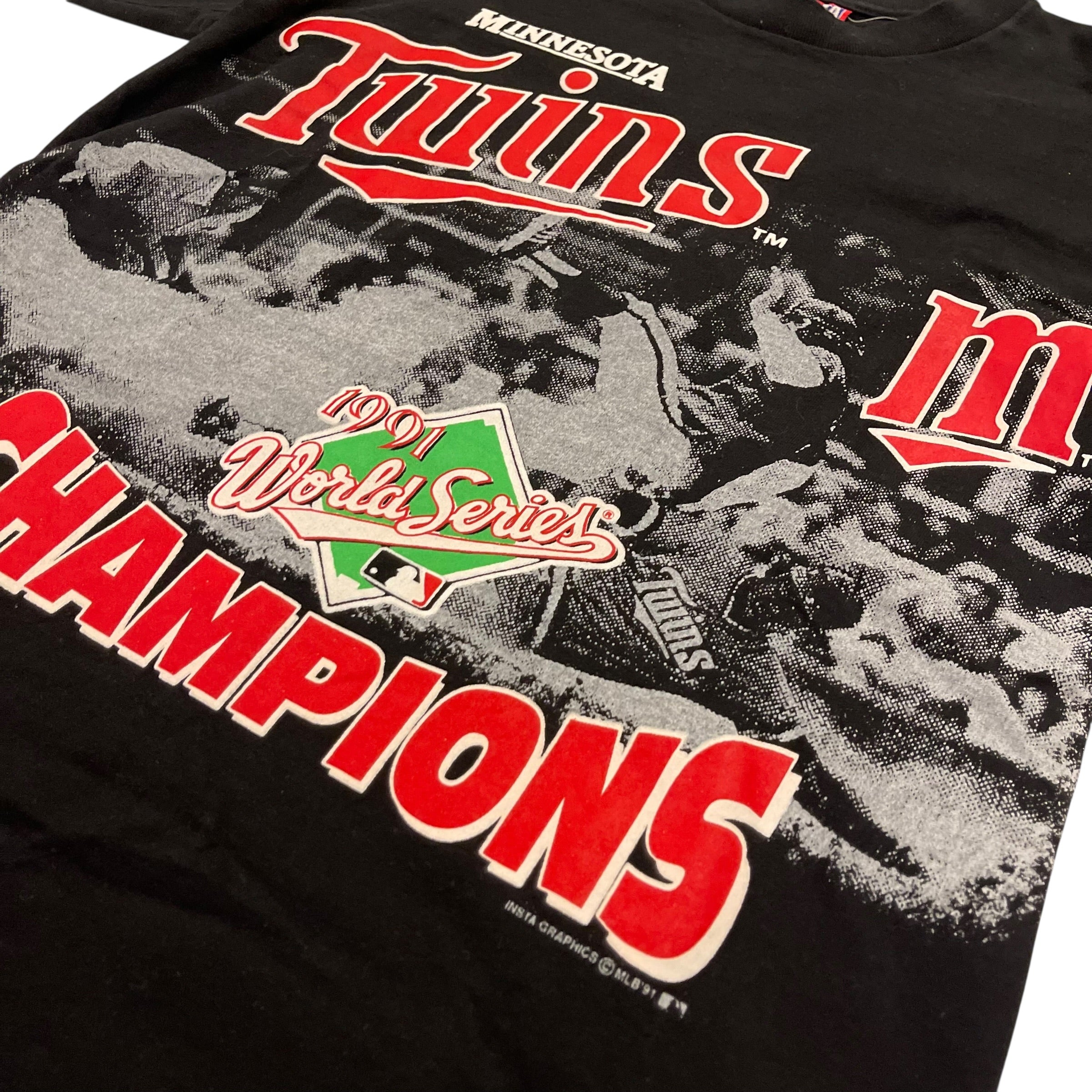 Vintage Minnesota Twins 1991 World Series Champions T-Shirt