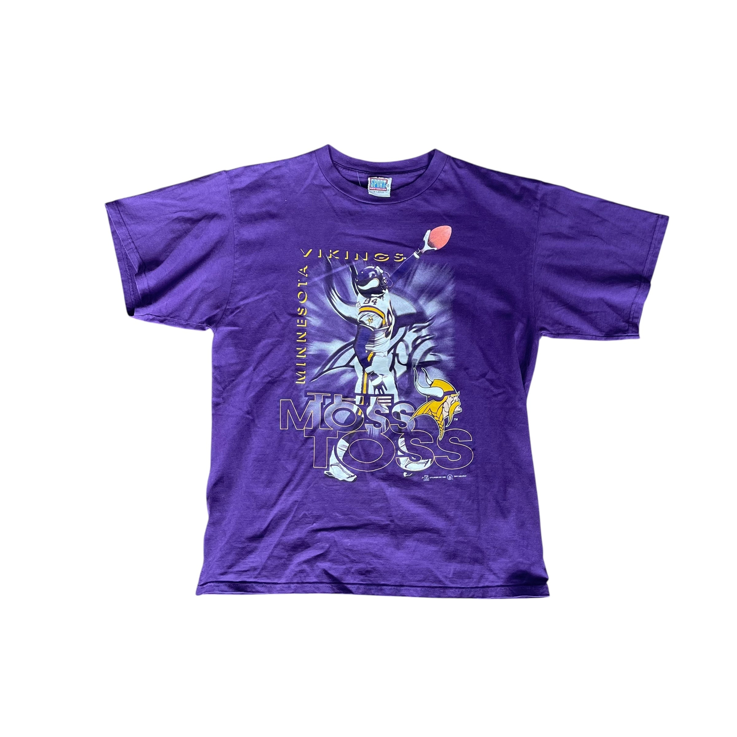 Vintage 1998 Minnesota Vikings Randy Moss Graphic T-Shirt