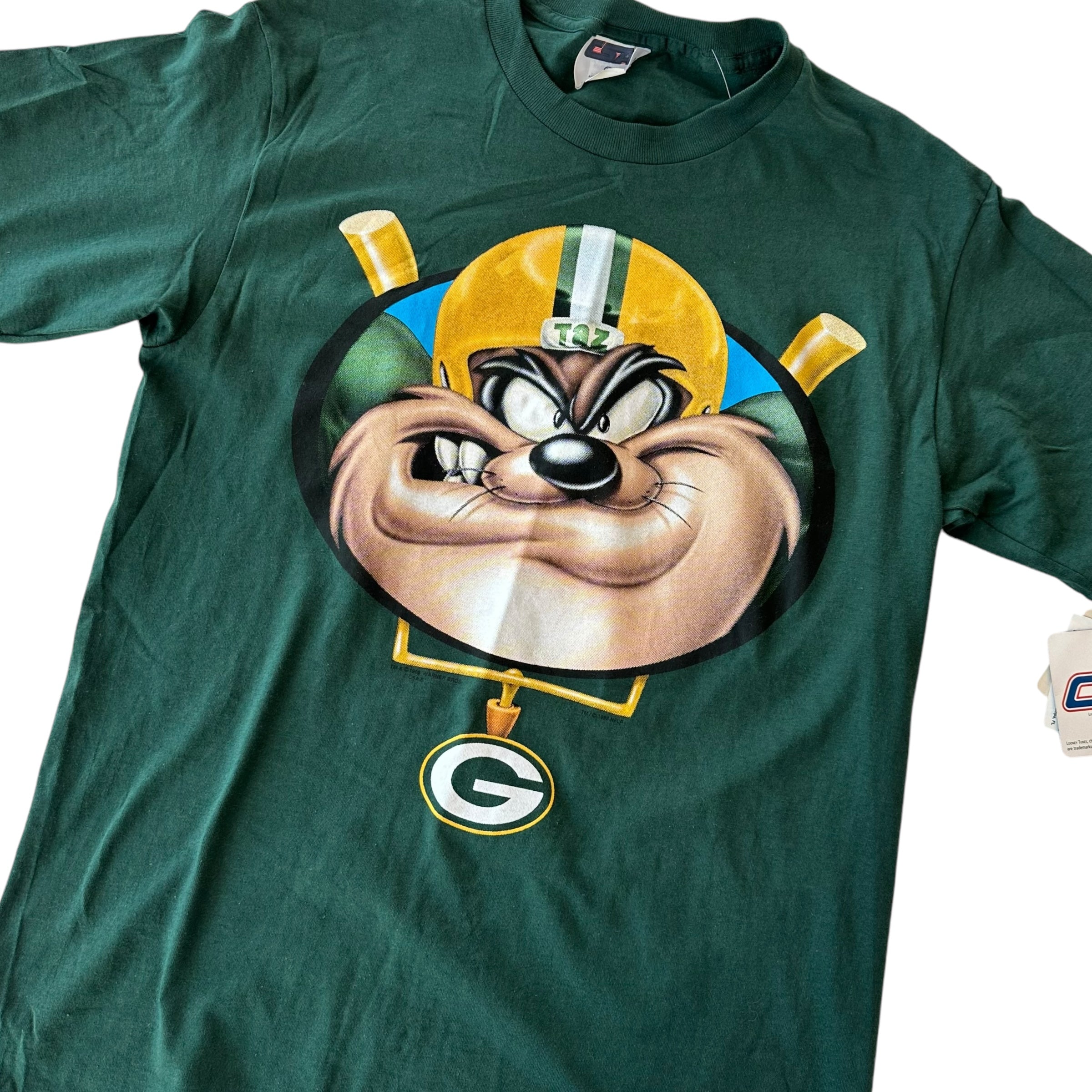 Vintage NWT Green Bay Packers Taz T-Shirt
