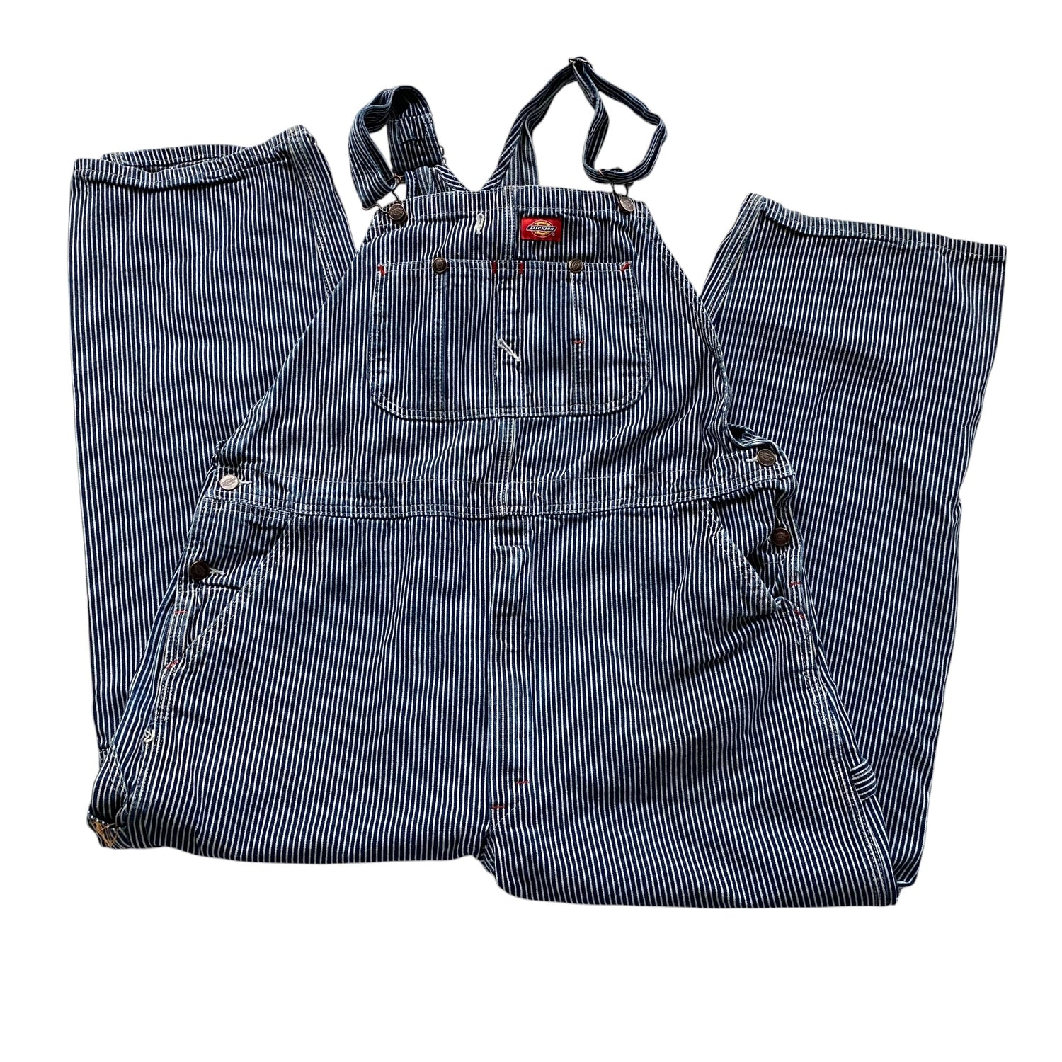 Vintage Dickies Striped Overalls