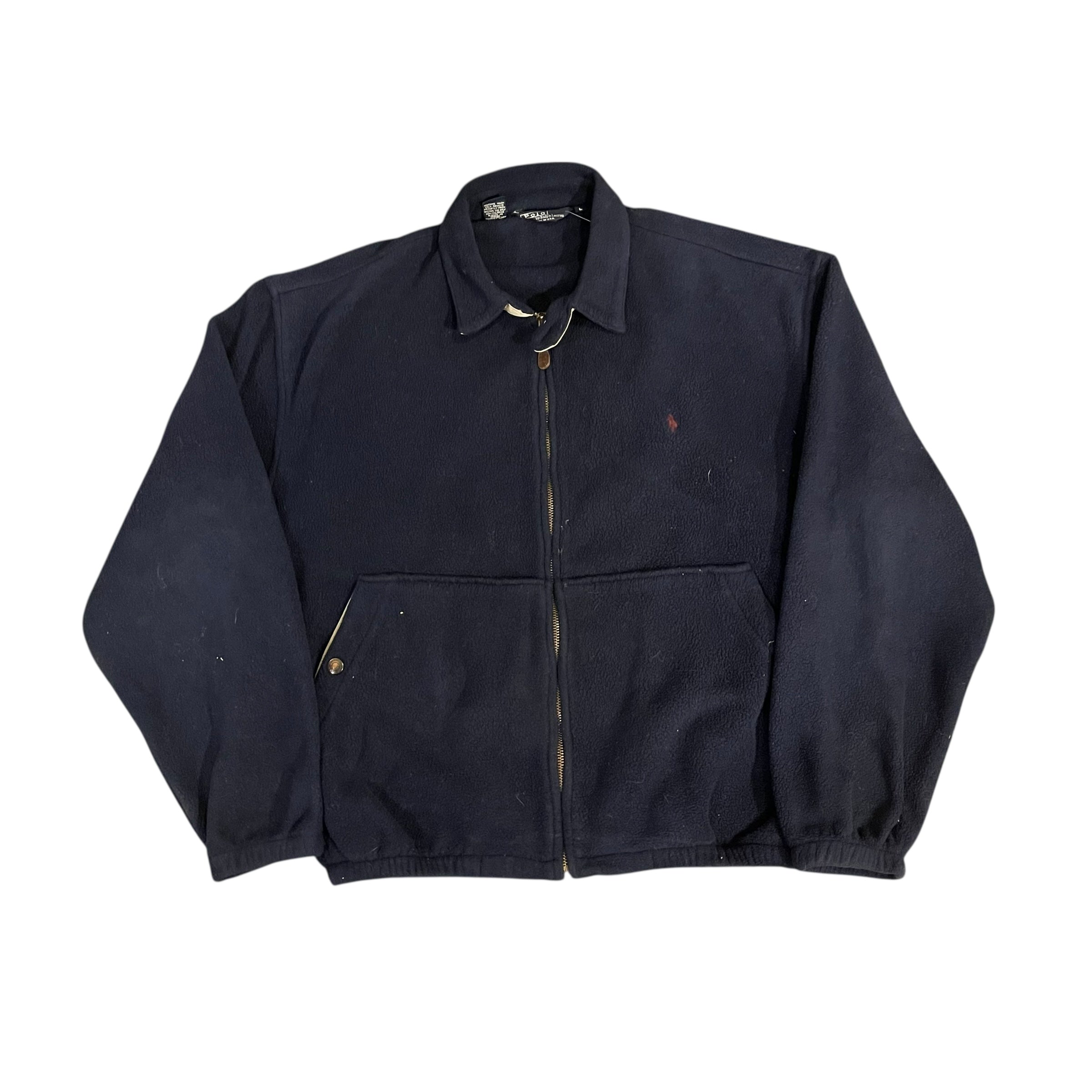 Y2K Polo Ralph Lauren Navy Fleece Jacket