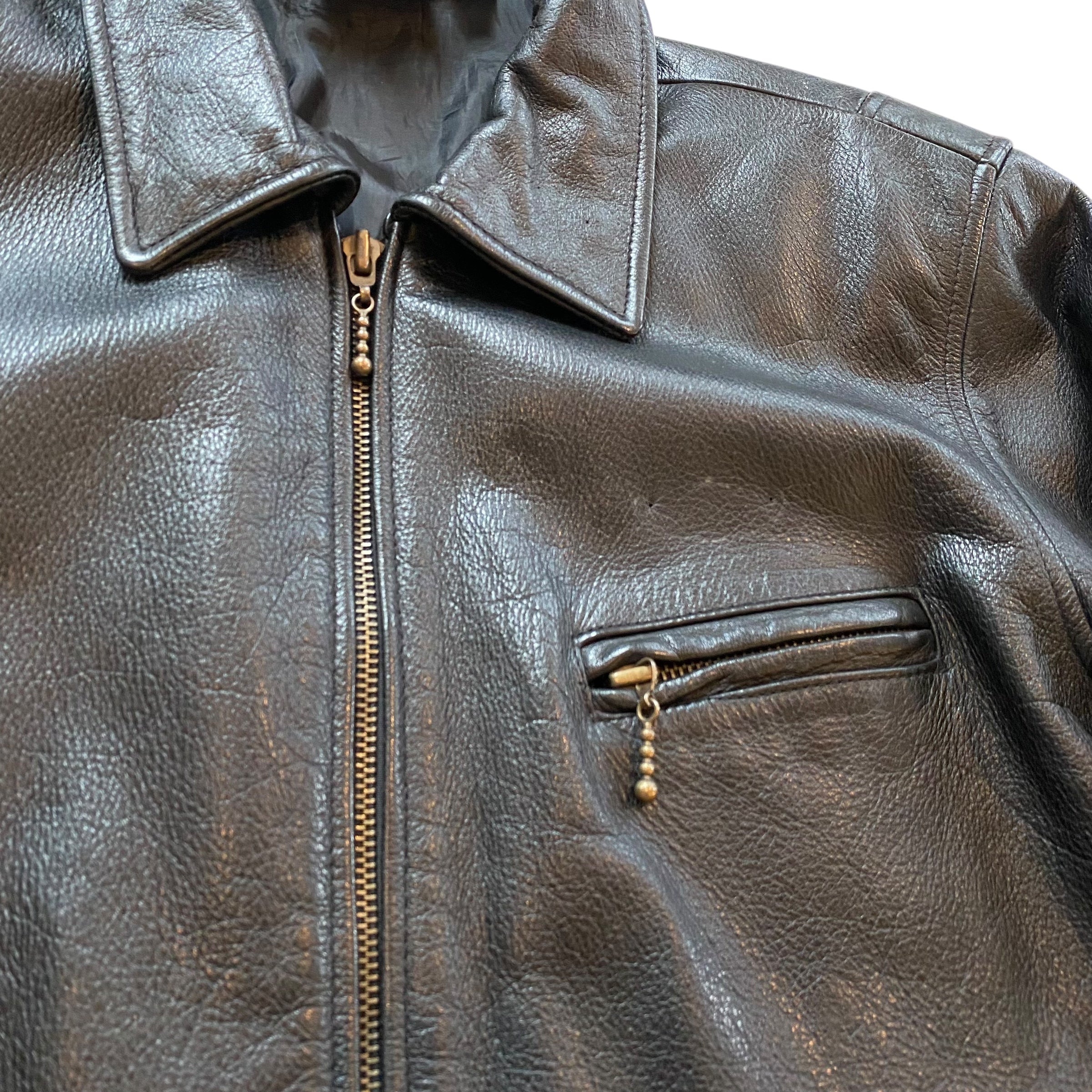 Vintage 90s Newport News Femme Leather Jacket