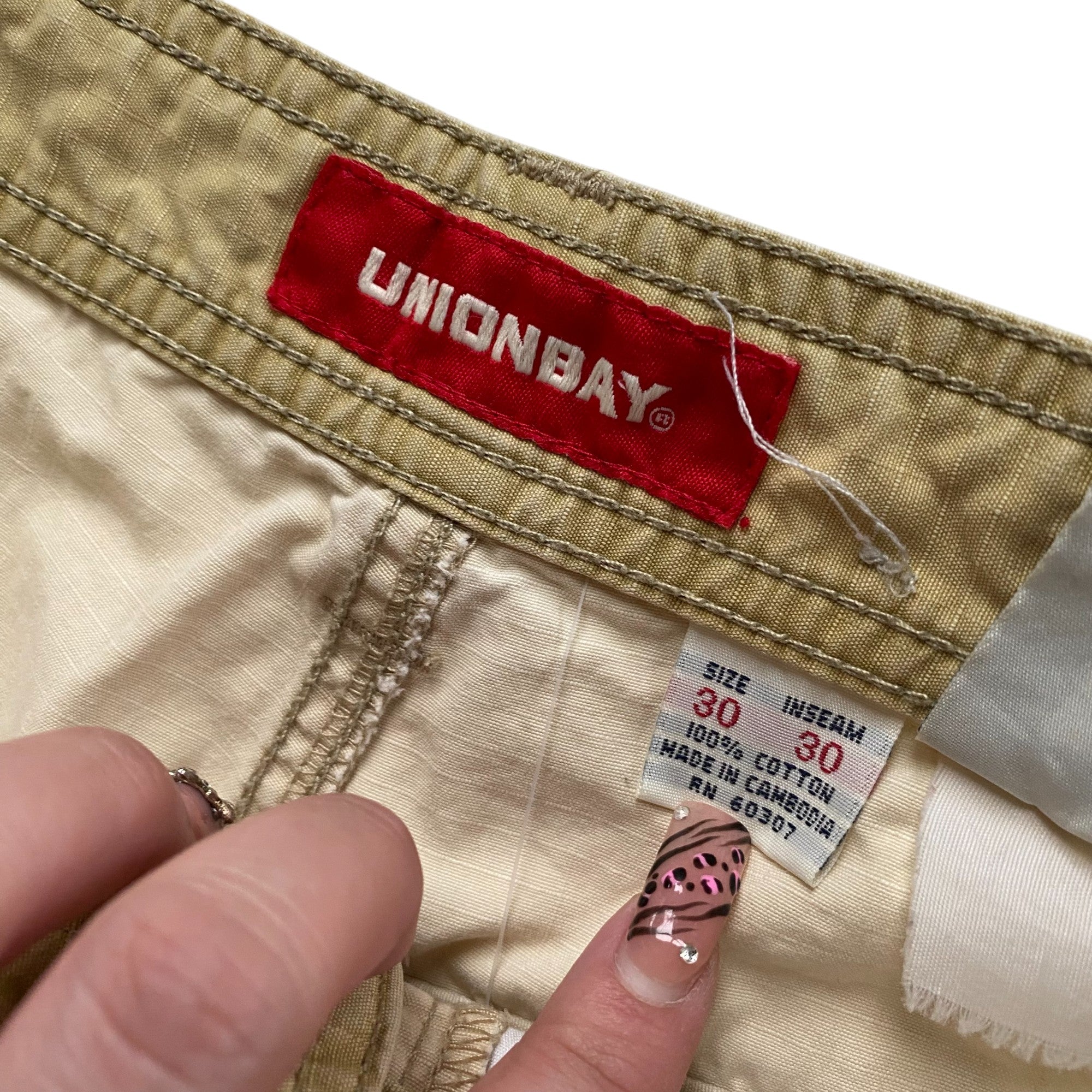 Vintage Unionbay Cream Cargo Pants