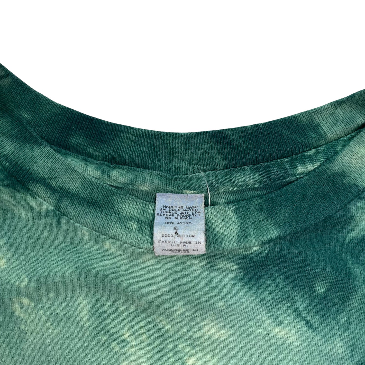 Vintage Green Tie Dye Mallards T-Shirt
