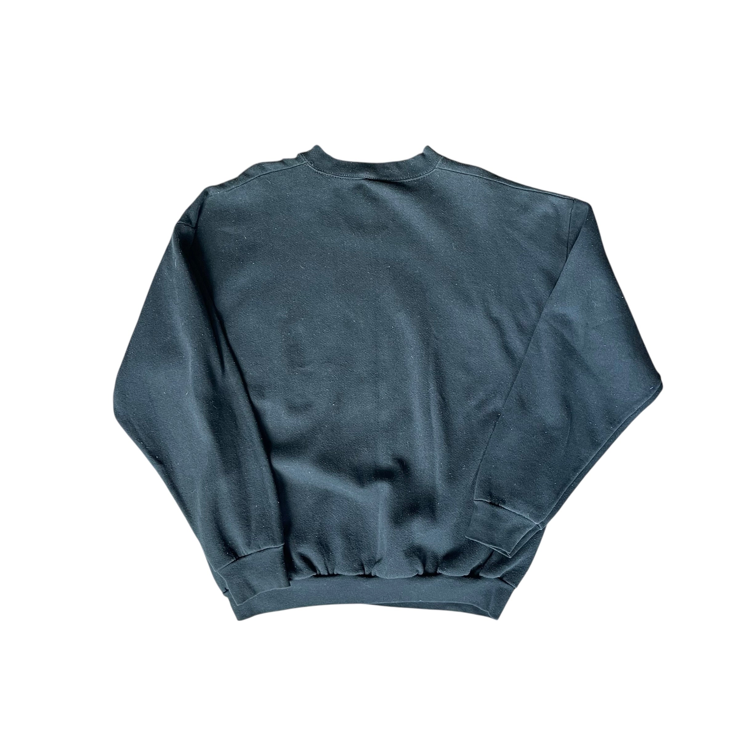 Vintage 90s Green Bay Packers Black 3D Logo Crewneck