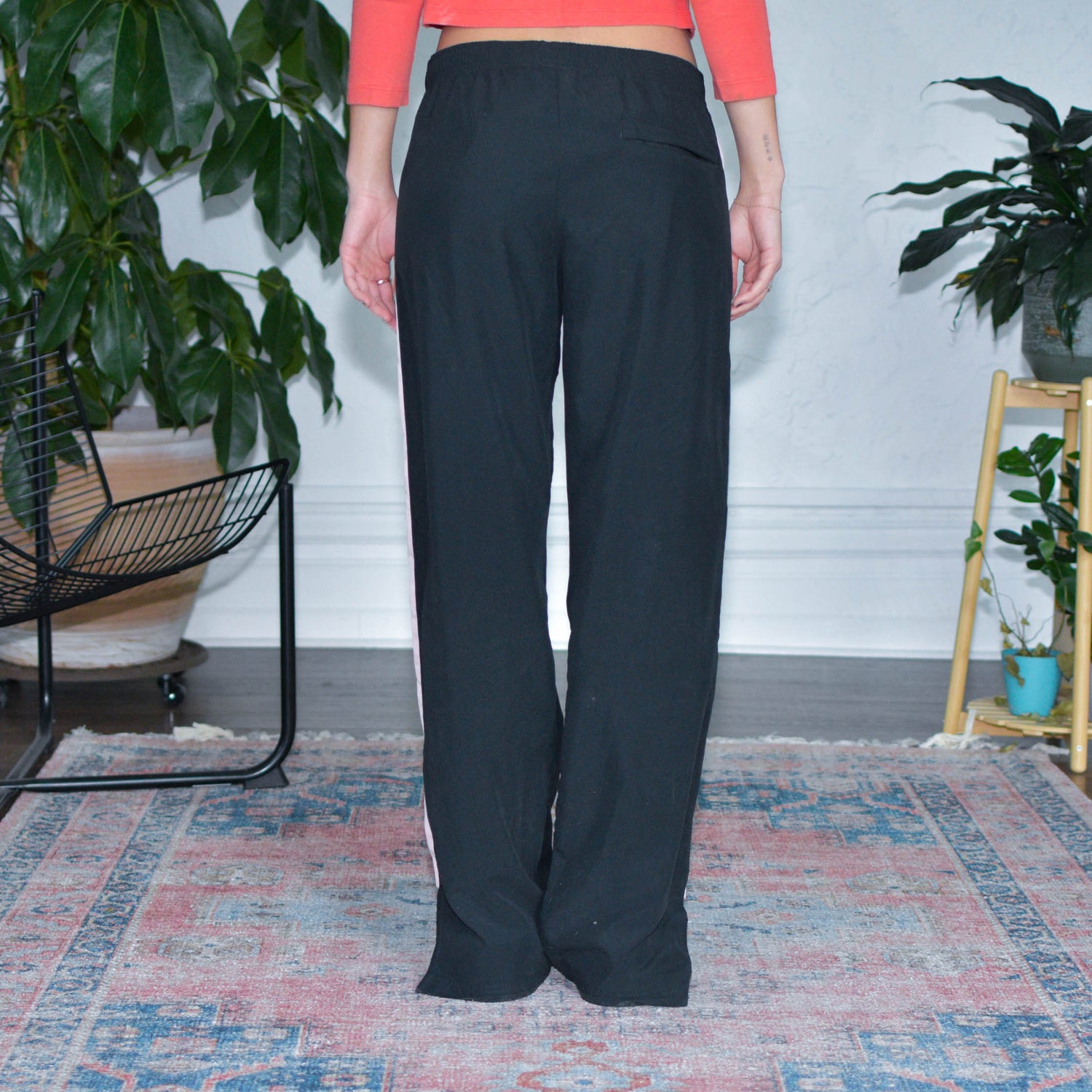 Y2k Nike Black & Pink Track Pants