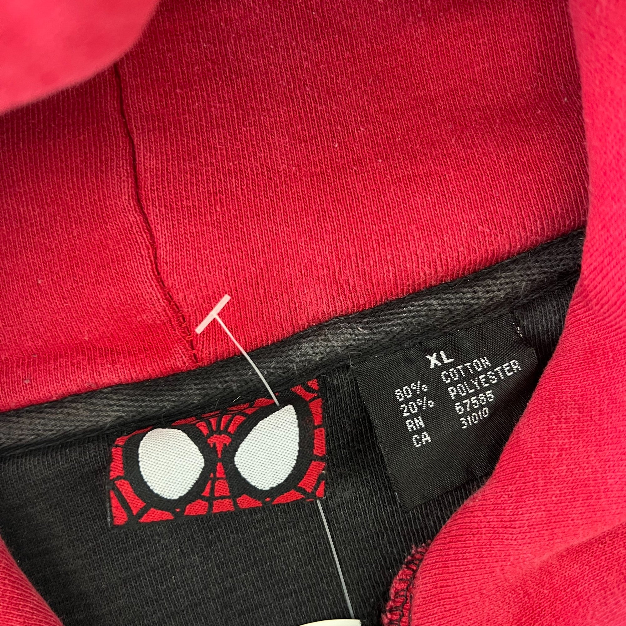 Y2k Spider Man Embroidered Hoodie