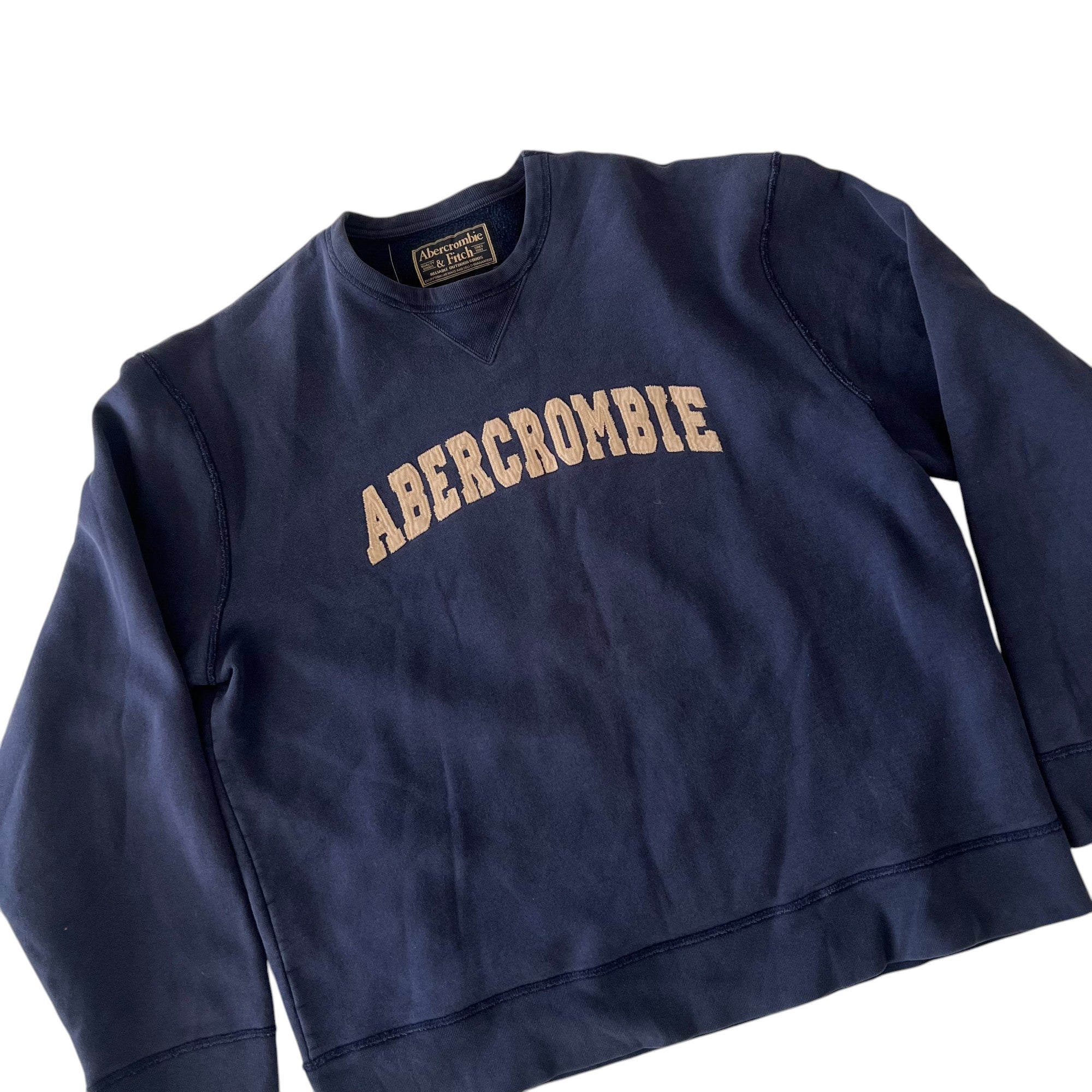 Vintage Abercrombie & Fitch Embroidered Logo Crewneck