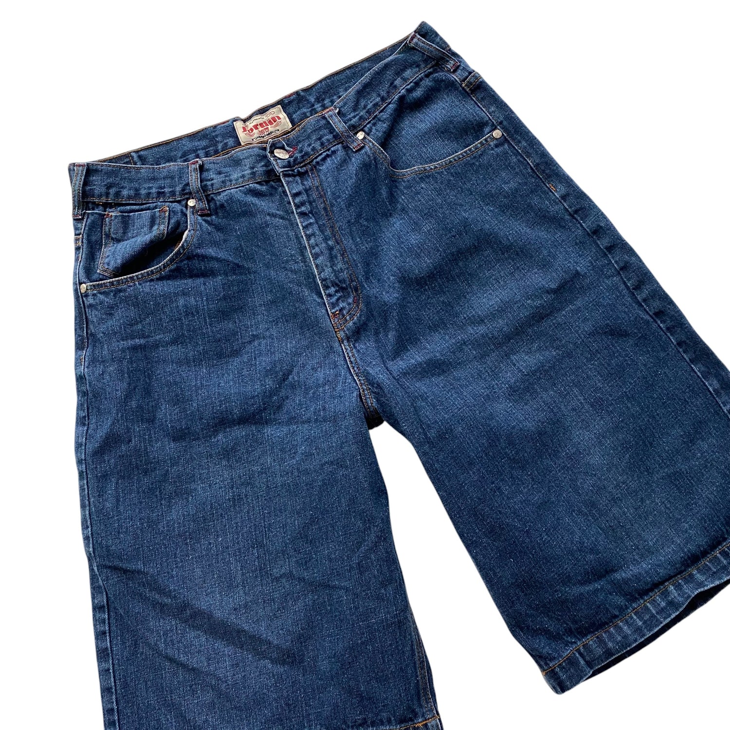 Y2k Jordin Dark Wash Pocket Detail Jorts