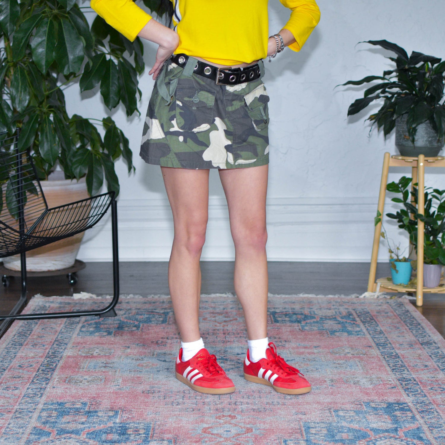 Y2k Camo Mini Skirt