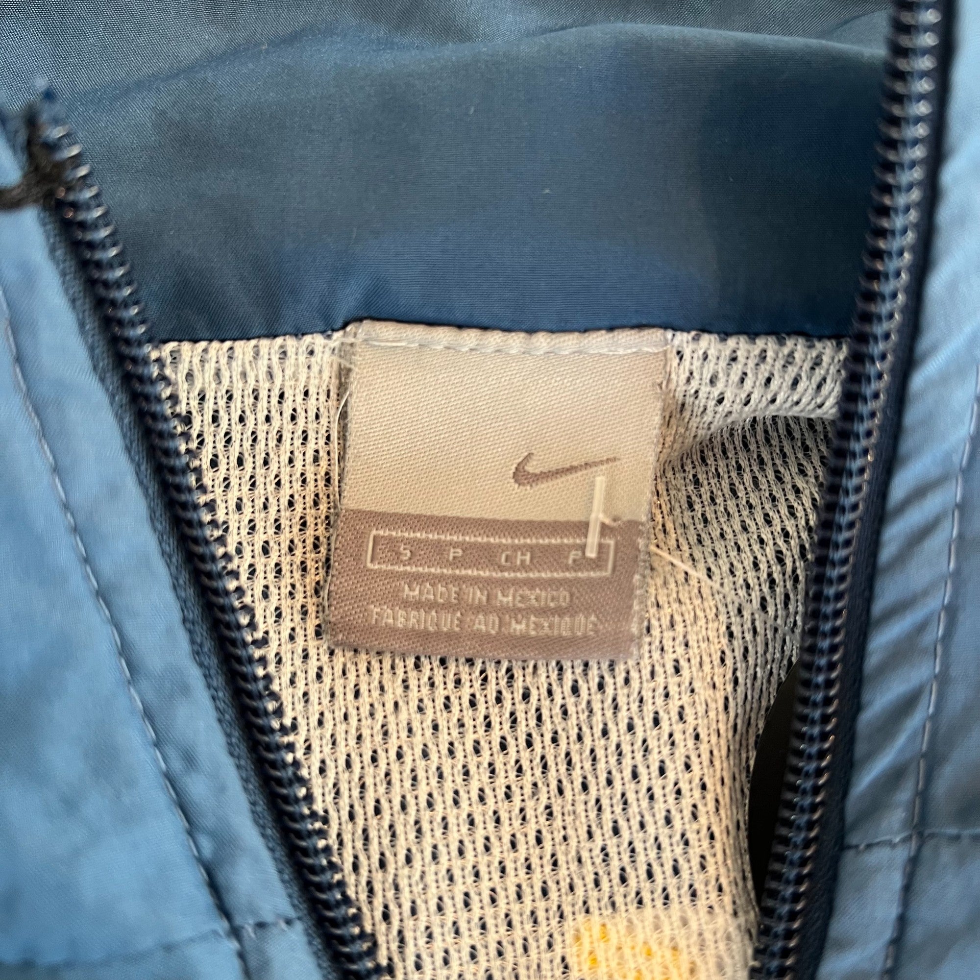 2000s Nike Club America Zip-Up Jacket (Blue)