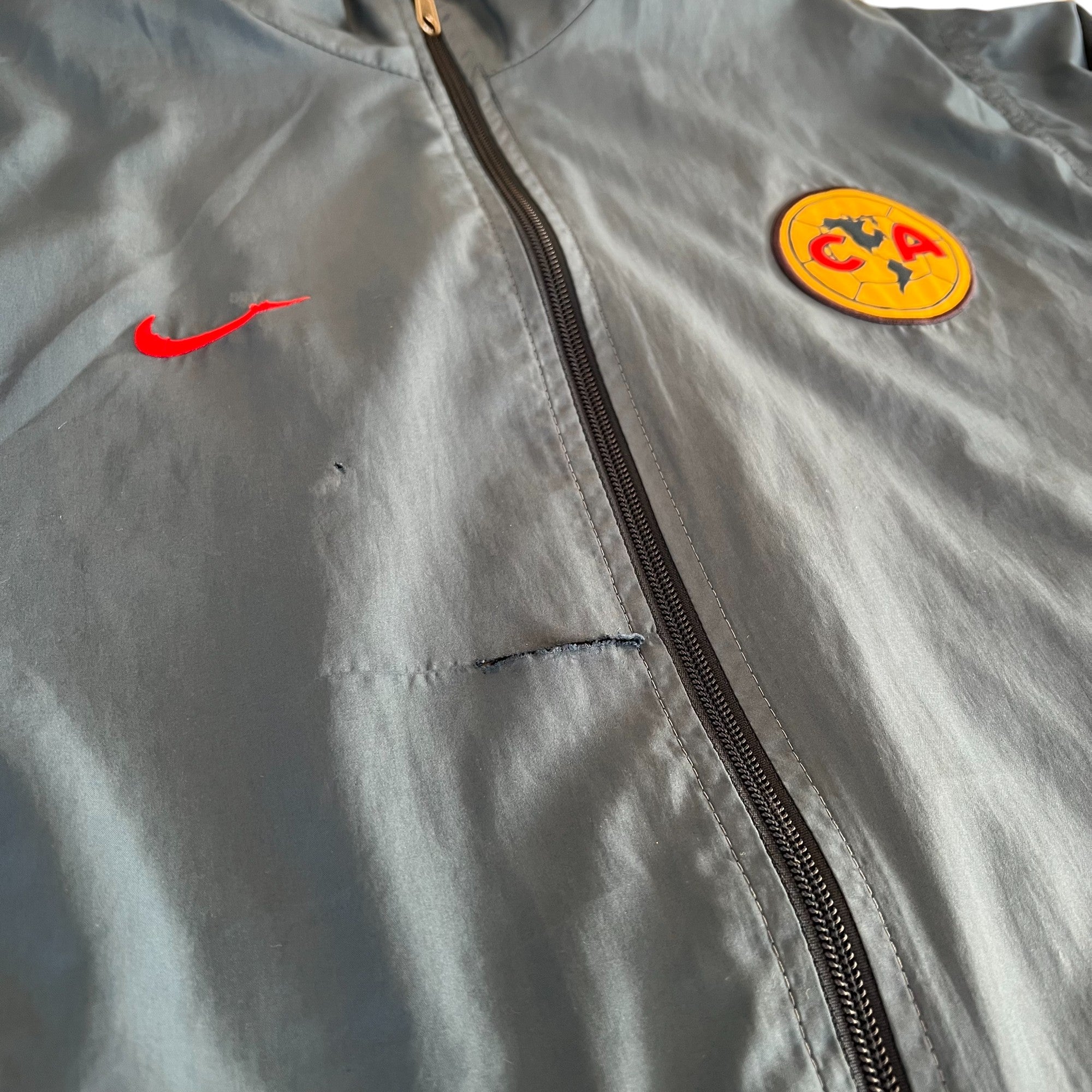 2000s Nike Club America Zip-Up Jacket (Blue)