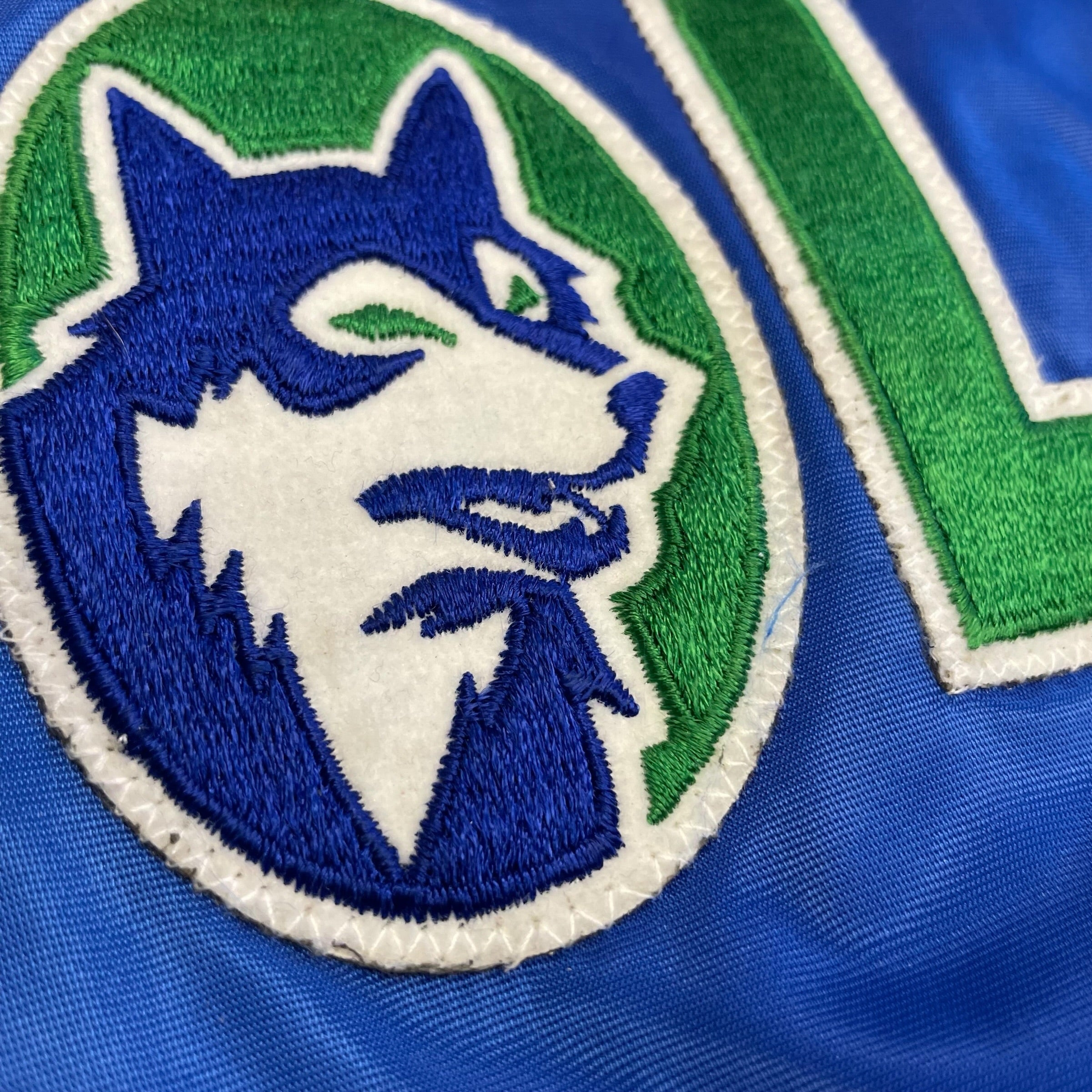 Vintage 90s Minnesota Timberwolves Satin Starter Jacket