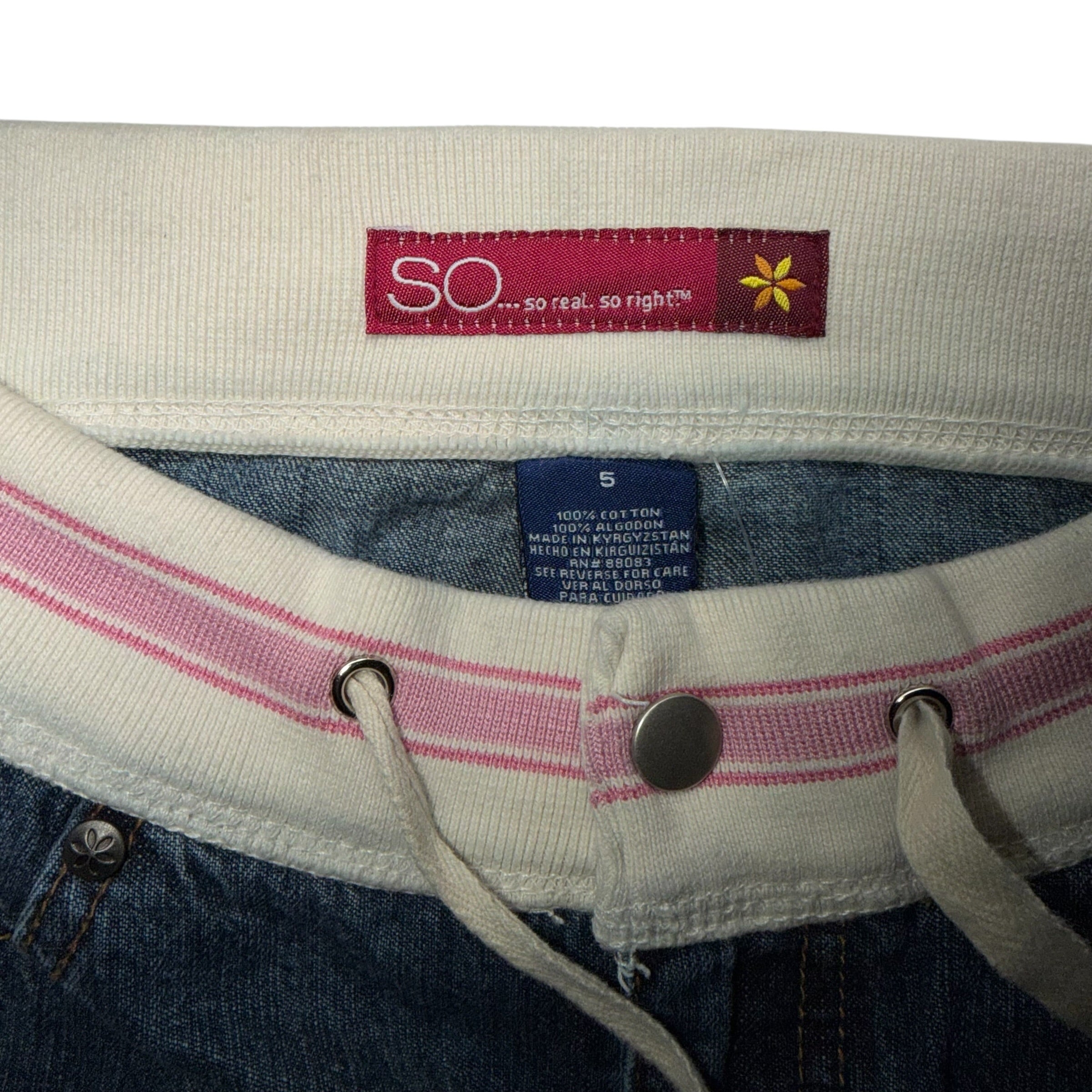 Vintage Y2K SO Denim Mini Skirt