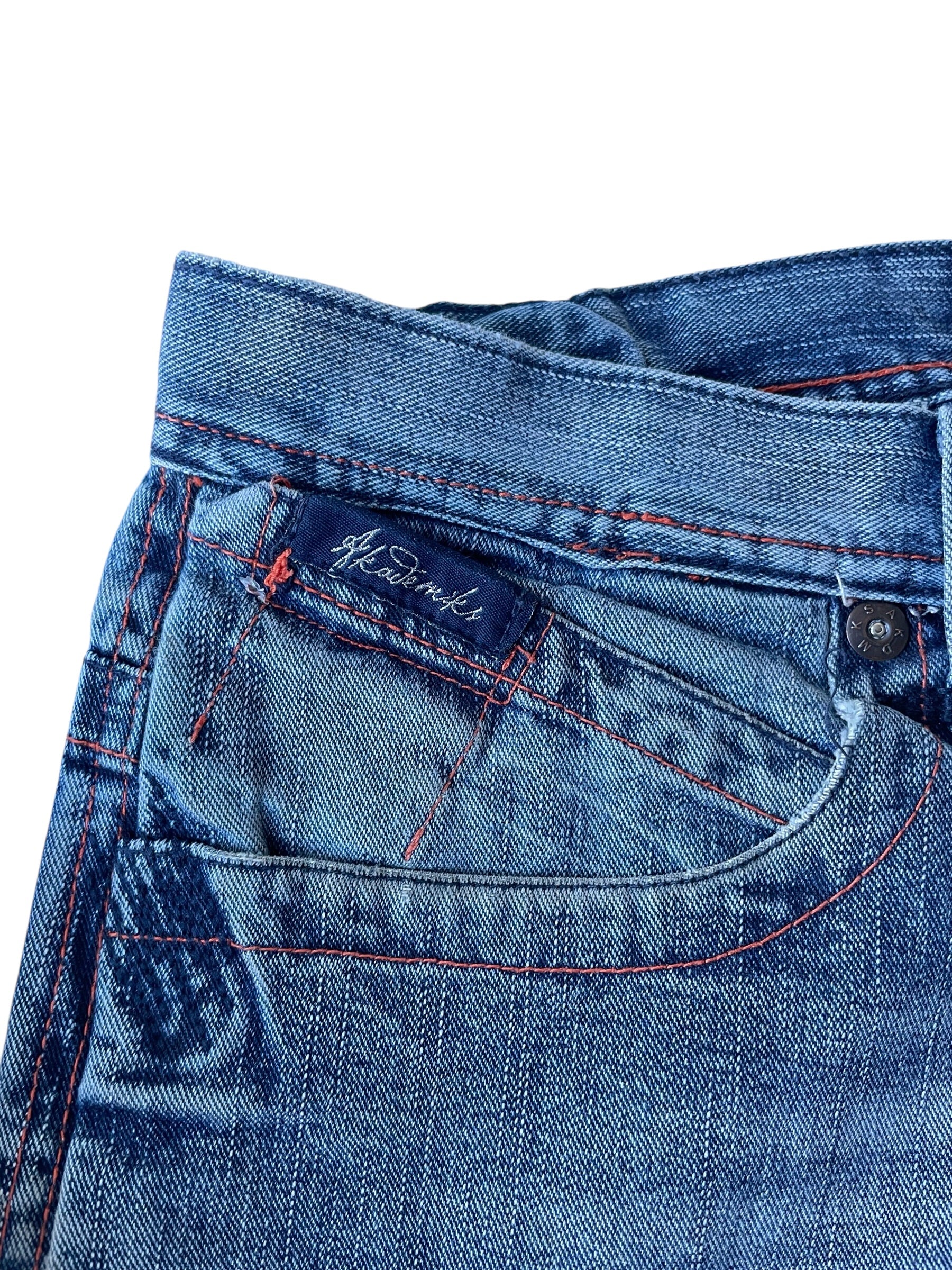 Vintage Y2K Akademiks Distressed Light Wash Jeans