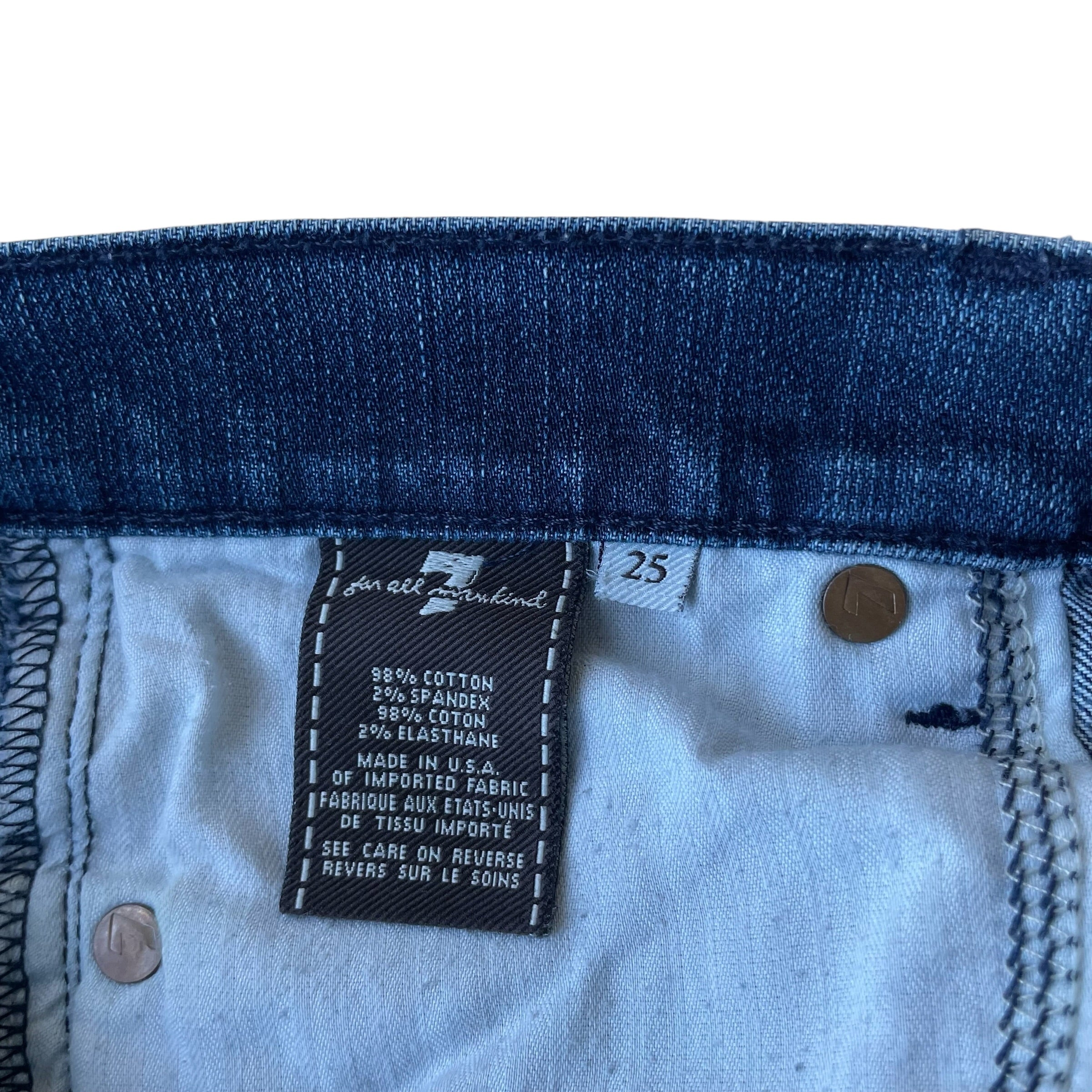 Vintage 7 For All Mankind "Rickie" Straight Leg Jeans