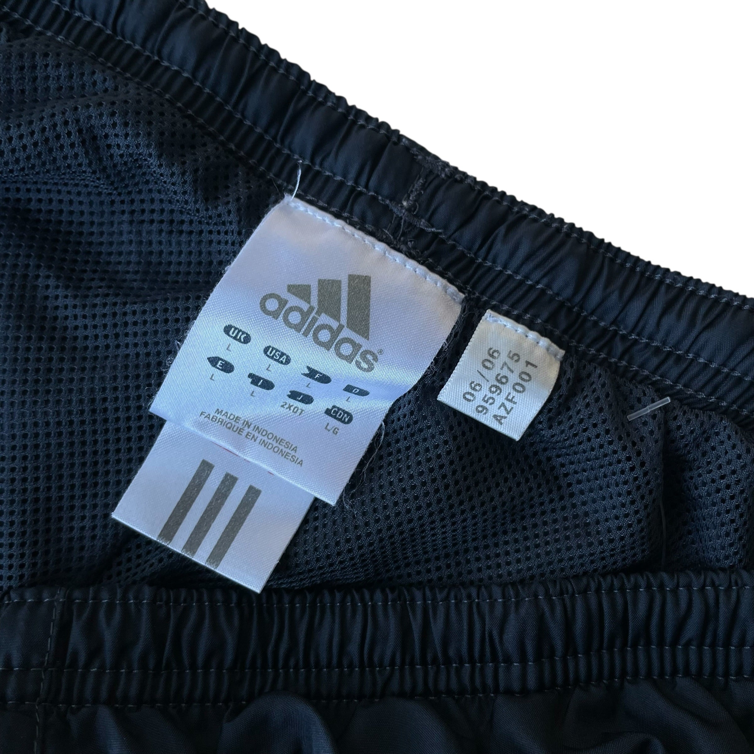Vintage Y2K Adidas Femme Dark Gray and Orange Track Pants